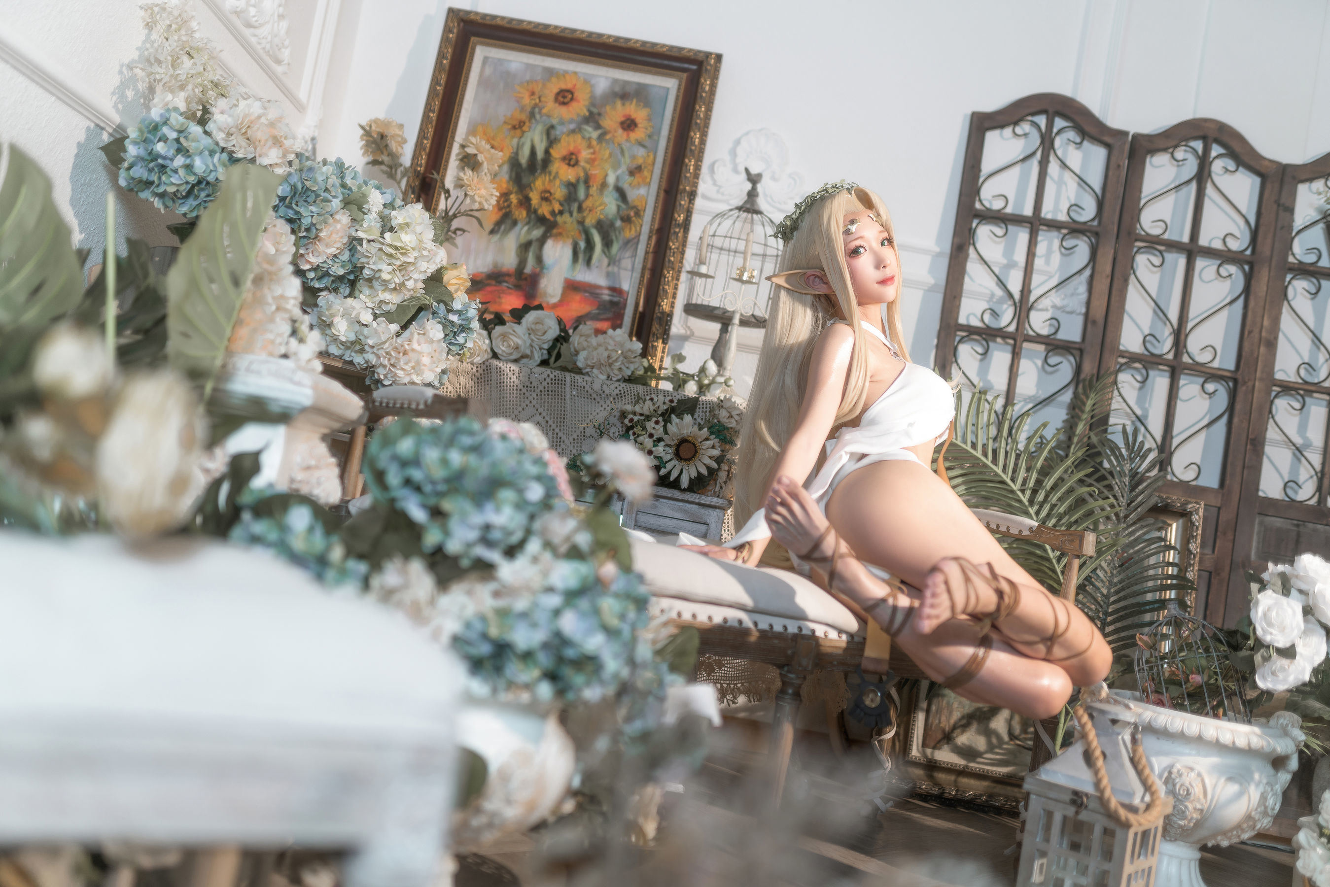 เน็ตไอดอล COSER 写真] บล็อกเกอร์อนิเม ชุนหมอหมอ - ไป่จิงหลิง ดั้งเดิม