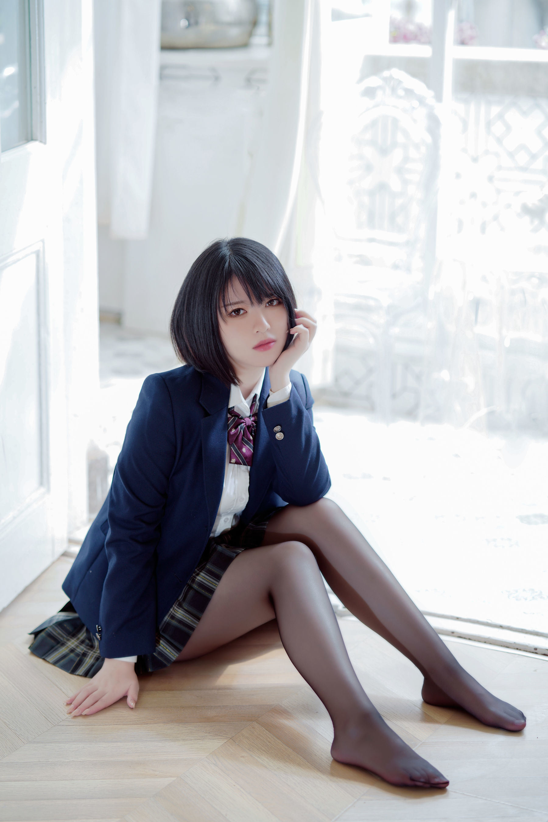 半半子 制服姿态 Cosplay写真