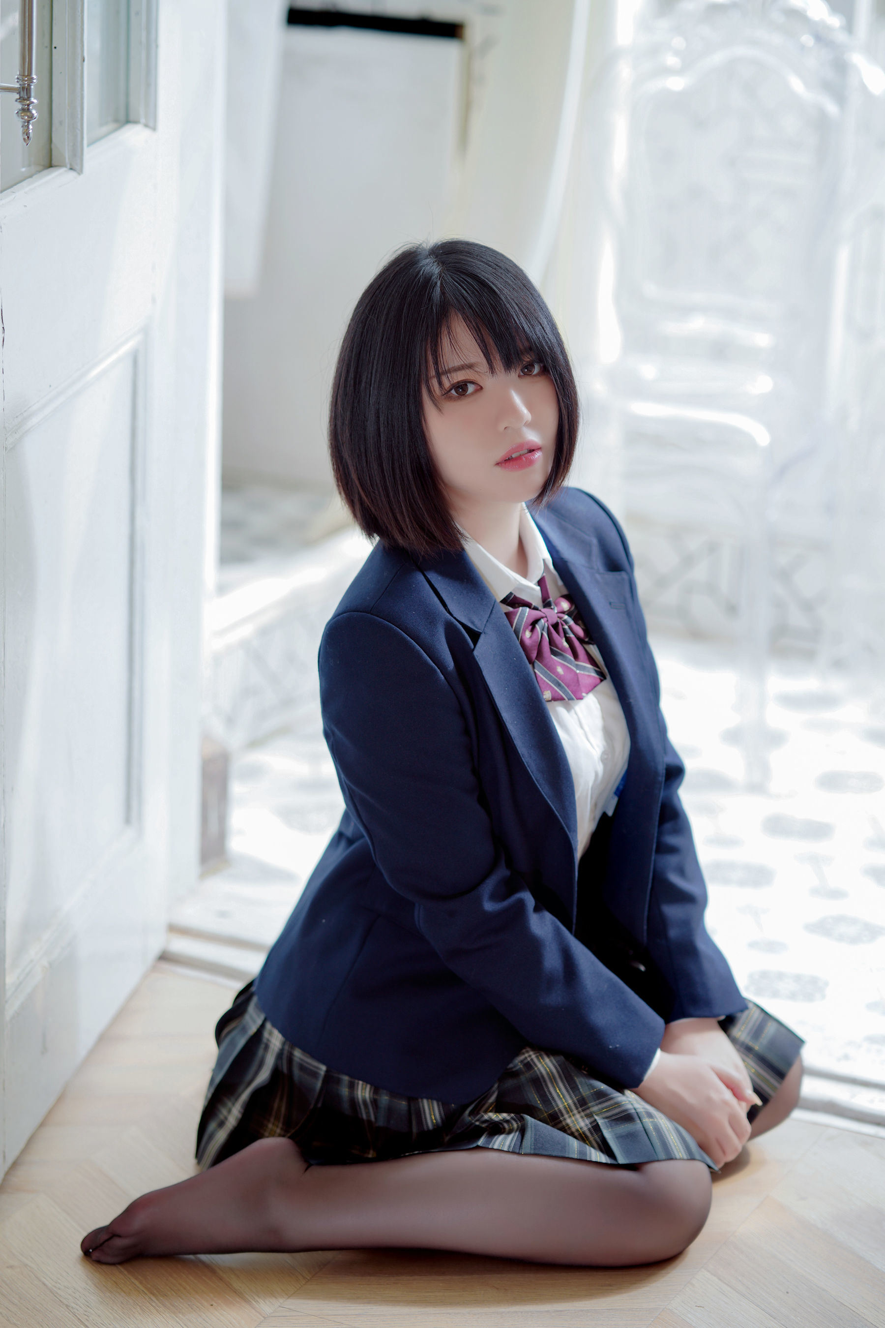 半半子 制服姿态 Cosplay写真