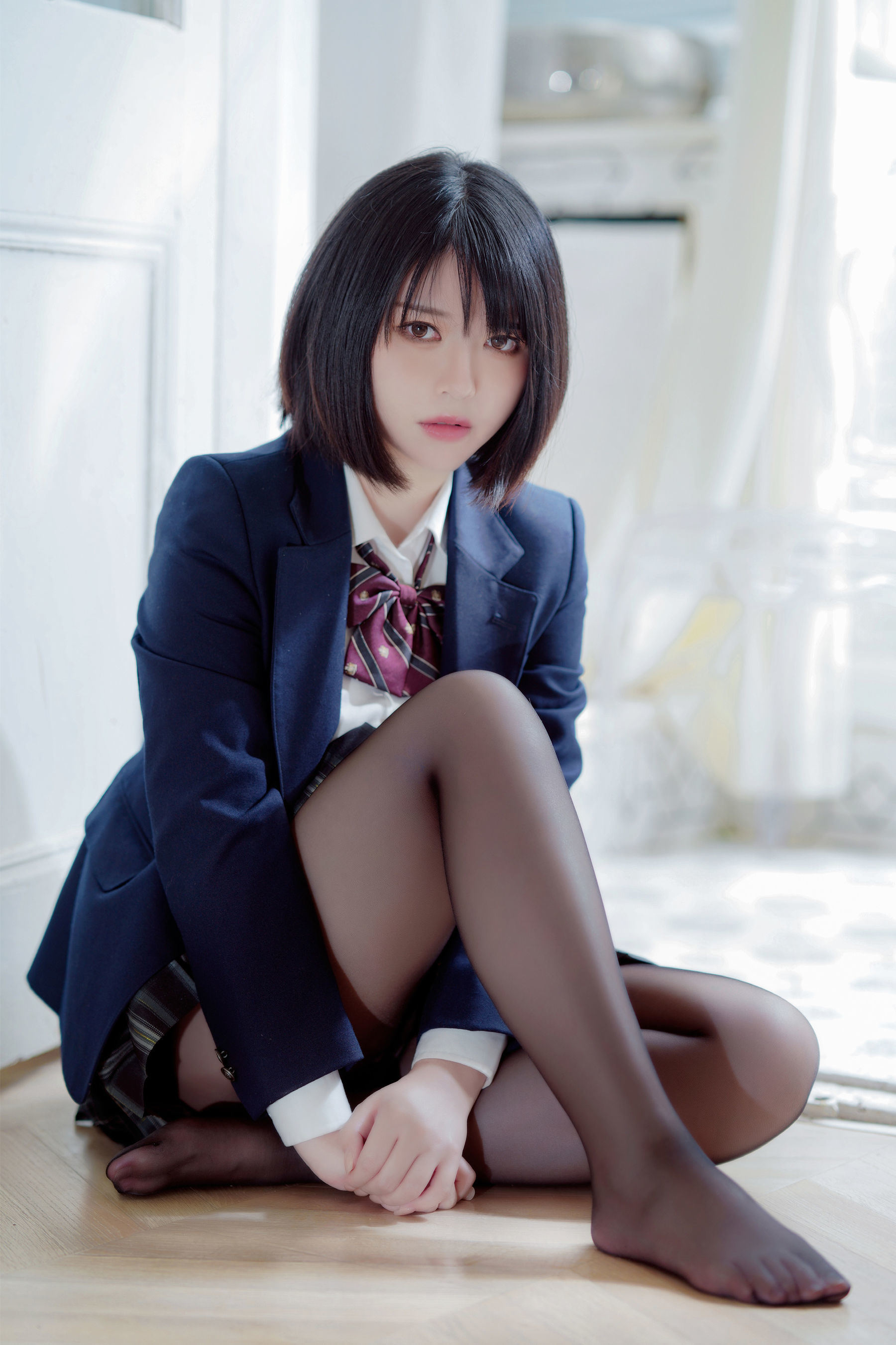 半半子 制服姿态 Cosplay写真