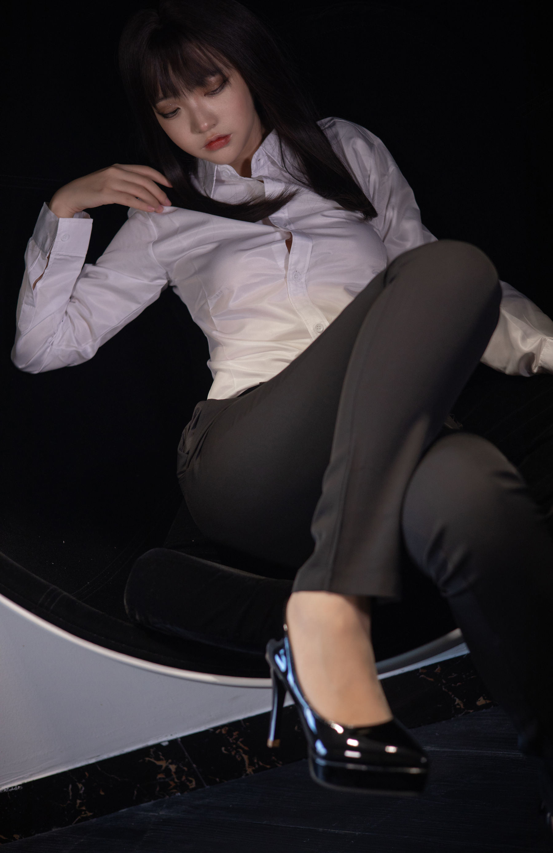 疯猫ss 职业OL Cosplay 写真