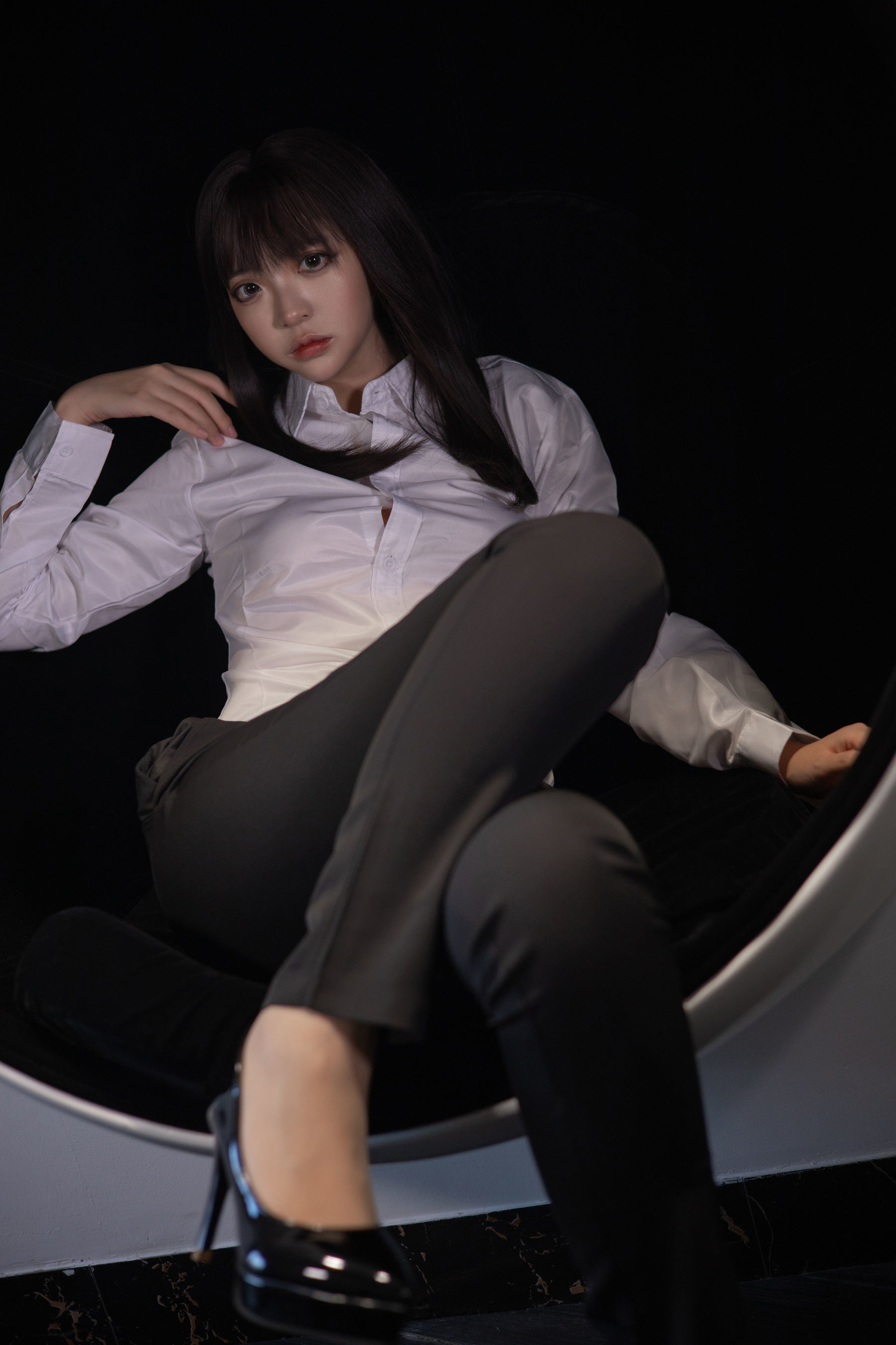 疯猫ss 职业OL Cosplay 写真