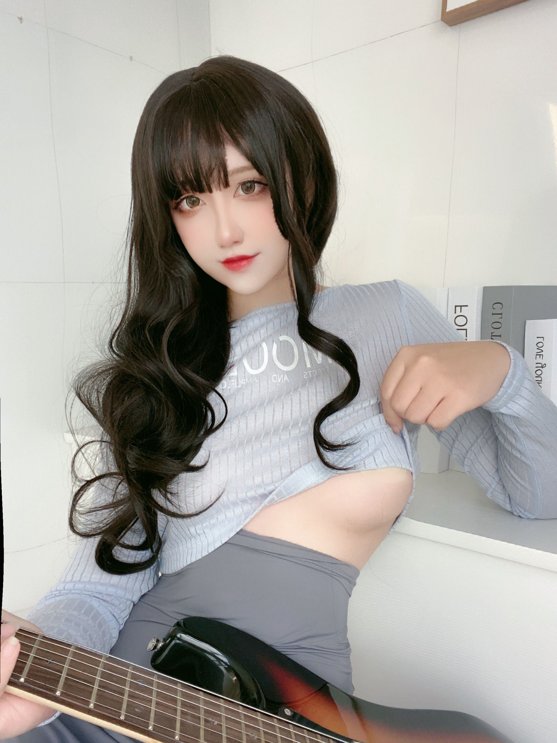 [网红COSER写真] 动漫博主九曲Jean - 吉他妹妹