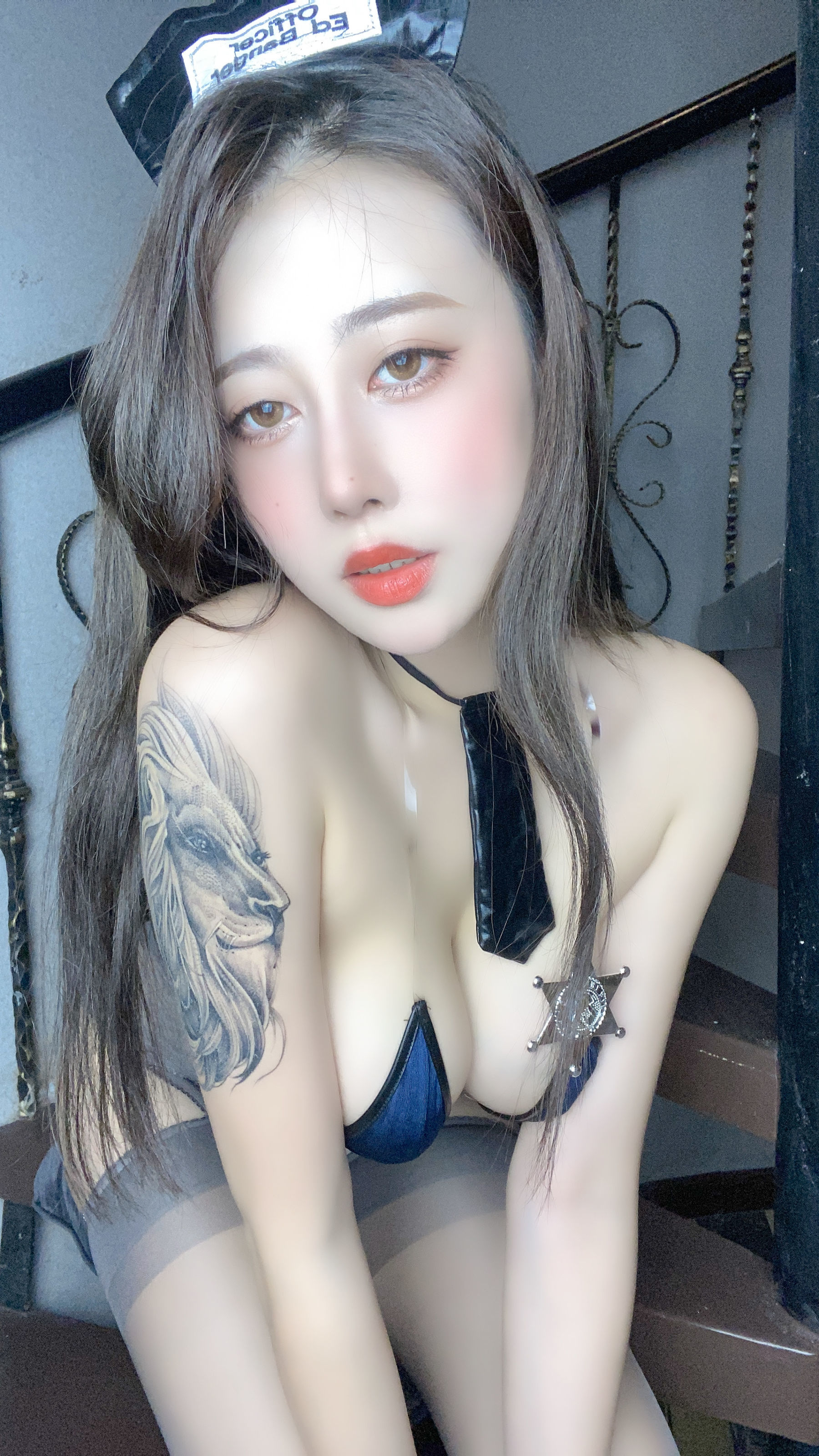 网红COSER 萌妹奈汐酱nice SM007 丝袜纹身写真