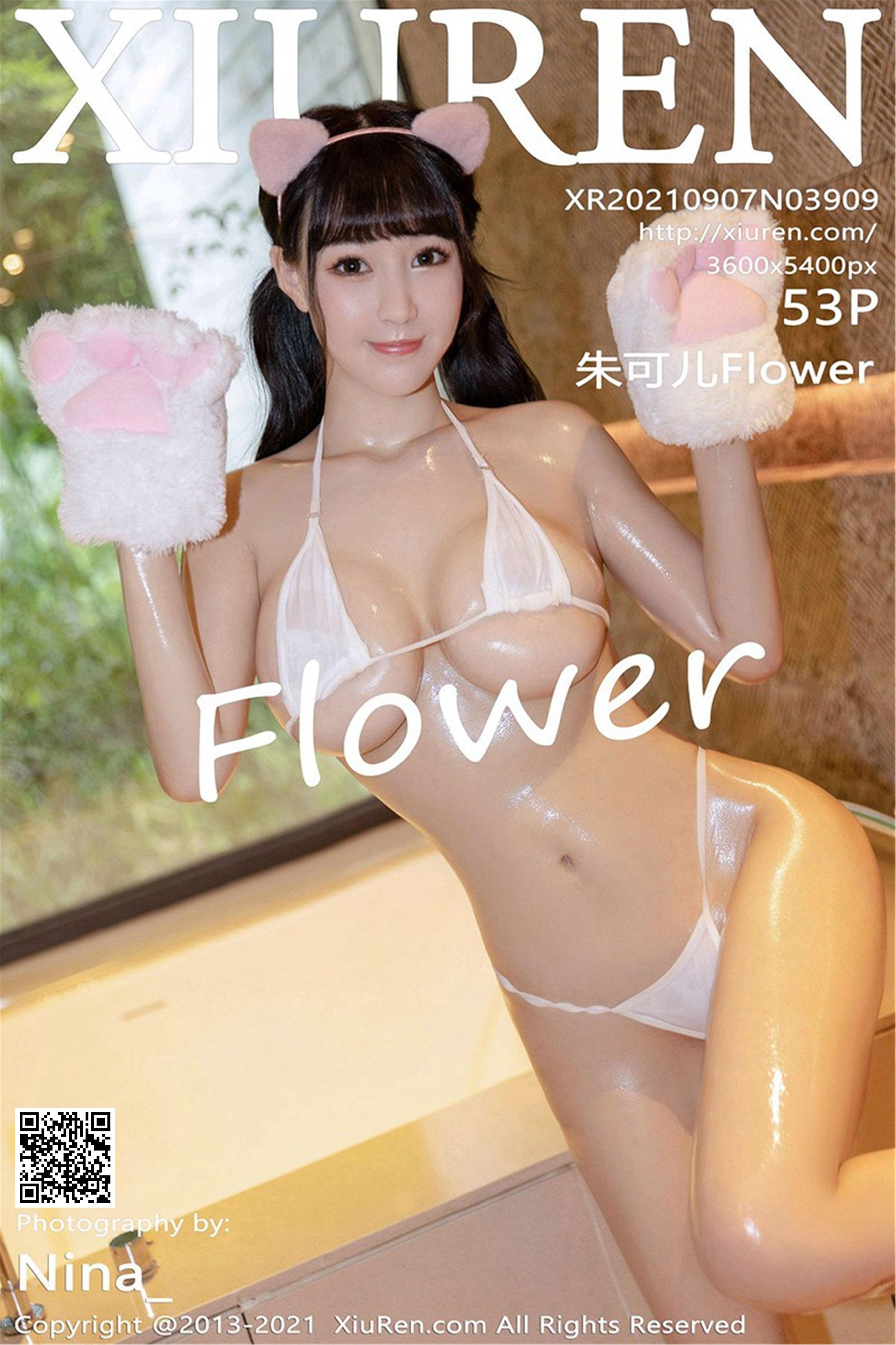 XIUREN] No.3909 Zhu Ke'er Flower 54P