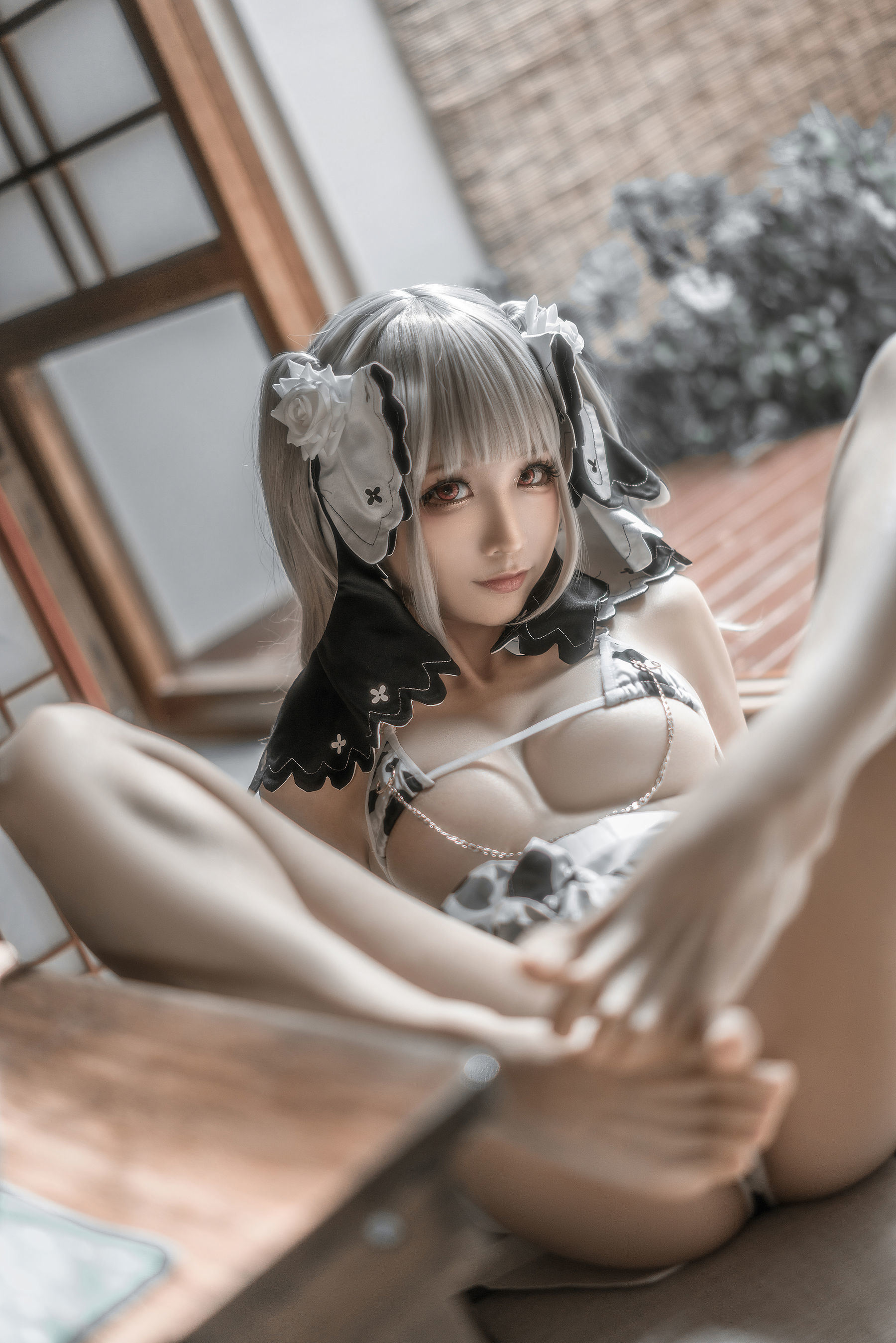 特典COS] アニメブロガー スンチュンモモ - 可愛いウェディングドレス ジェントルマン版