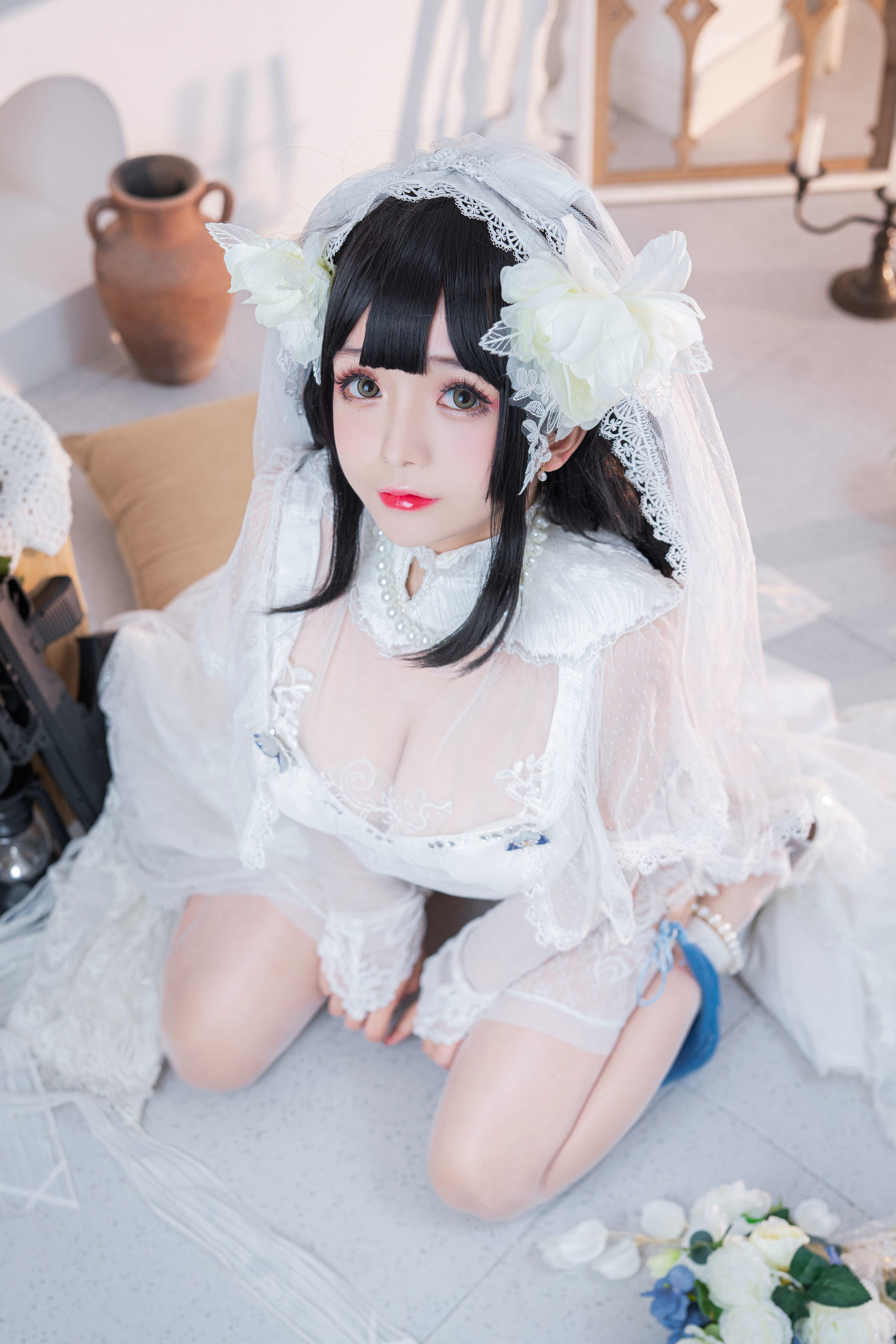 [福利COS] 松本甜奈姣 - 95式婚纱
