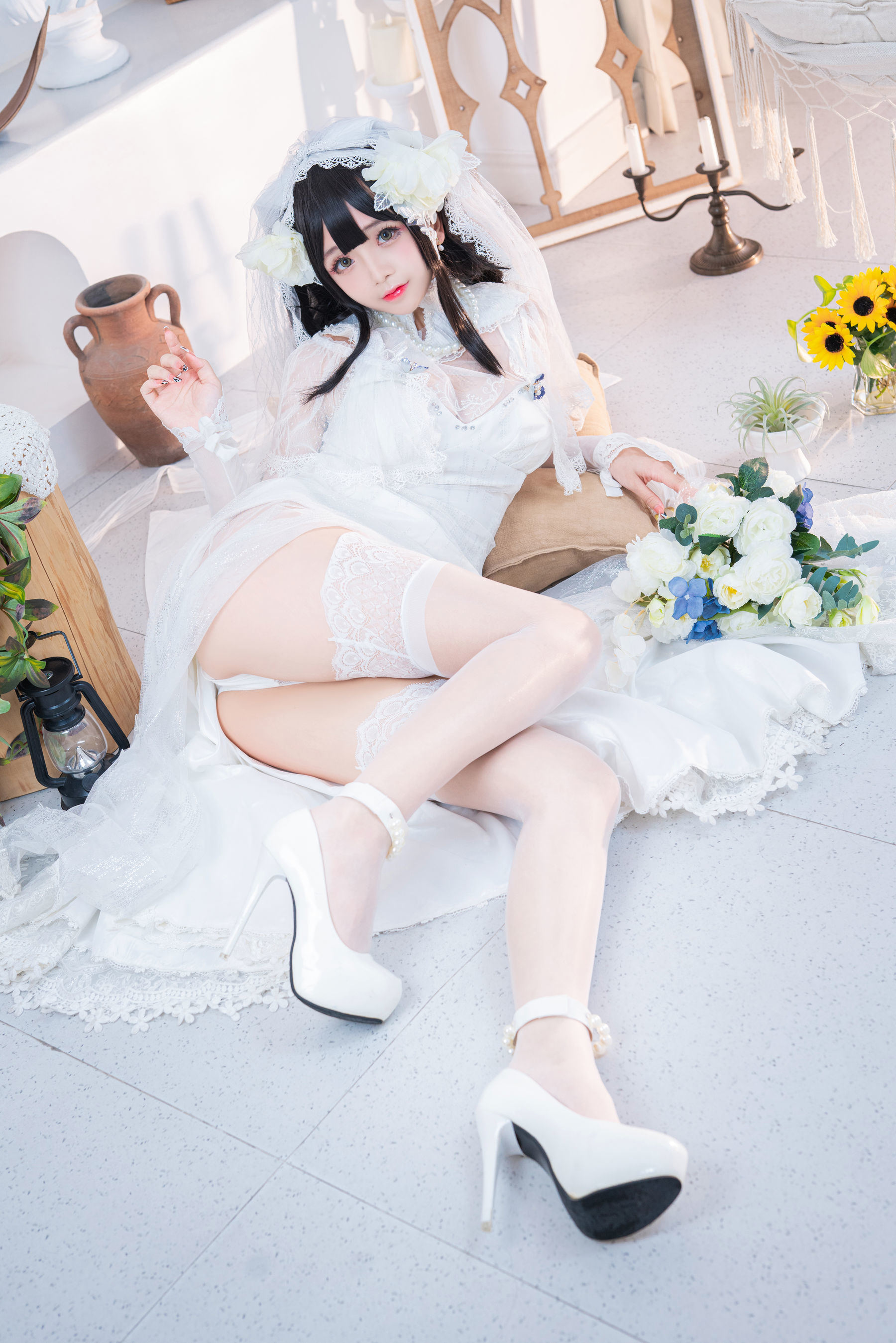 [福利COS] 松本甜奈姣 - 95式婚纱