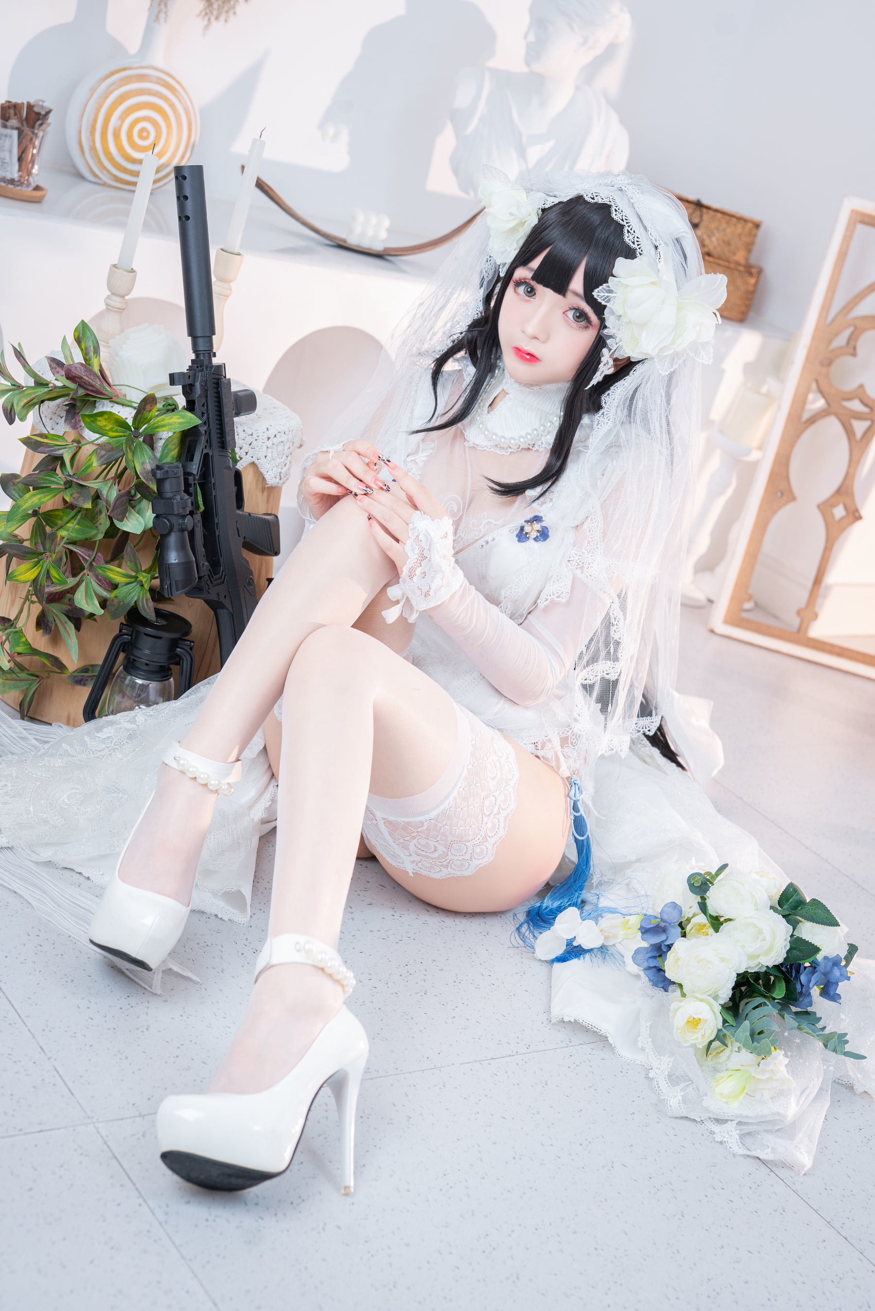 [福利COS] 松本甜奈姣 - 95式婚纱