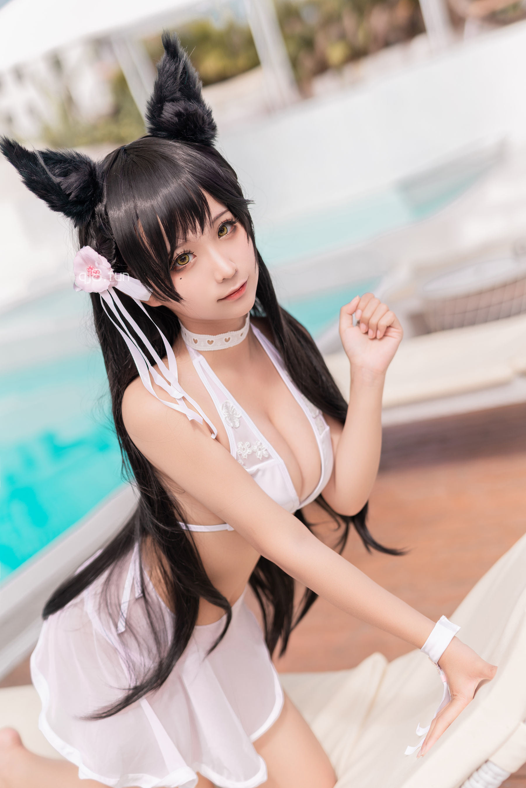 福利COS] アニメブロガー スンチュンモ - アタゴ 犬 水着