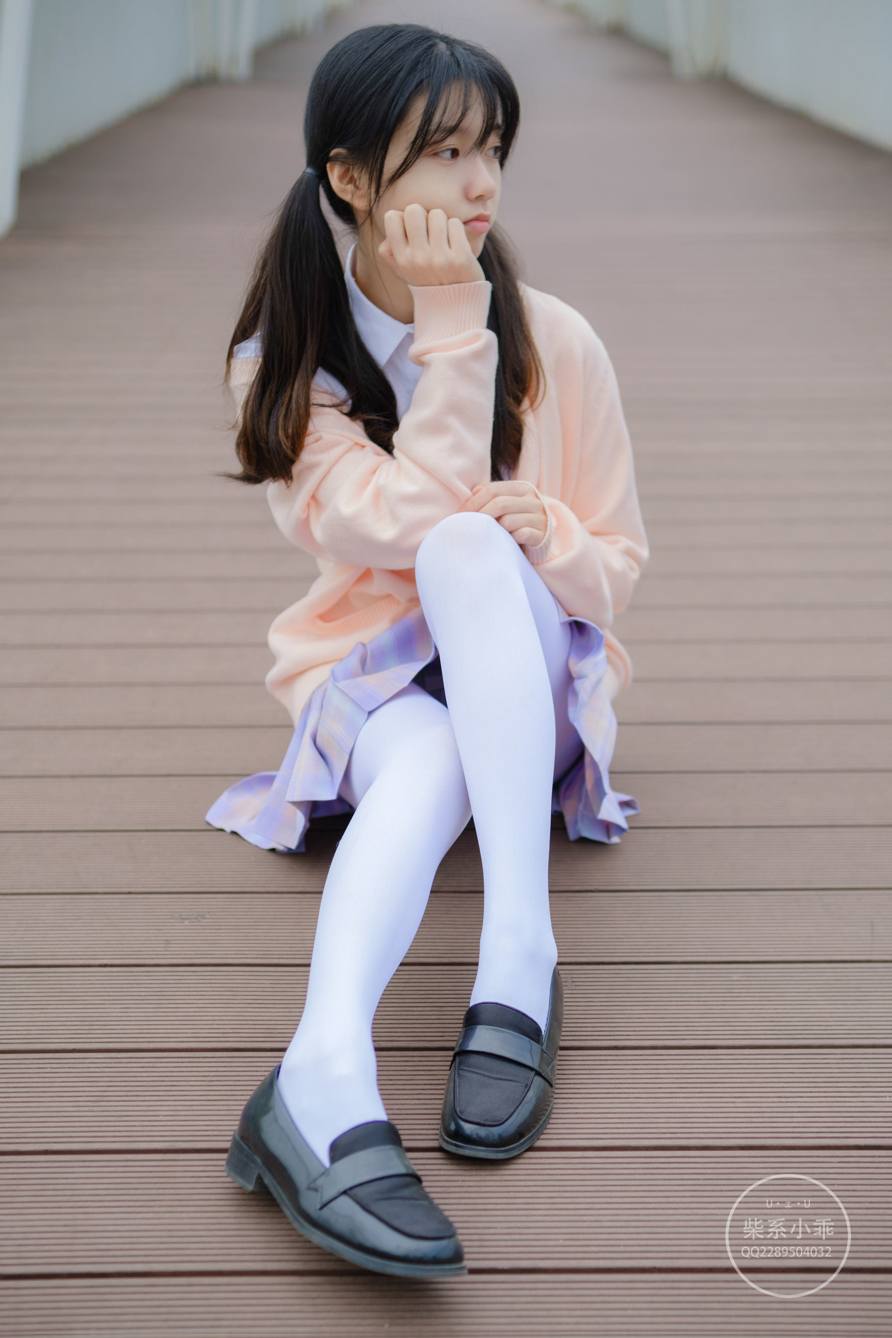 JK Cosplay：柴系小乖(稚乖画册) - 颓废