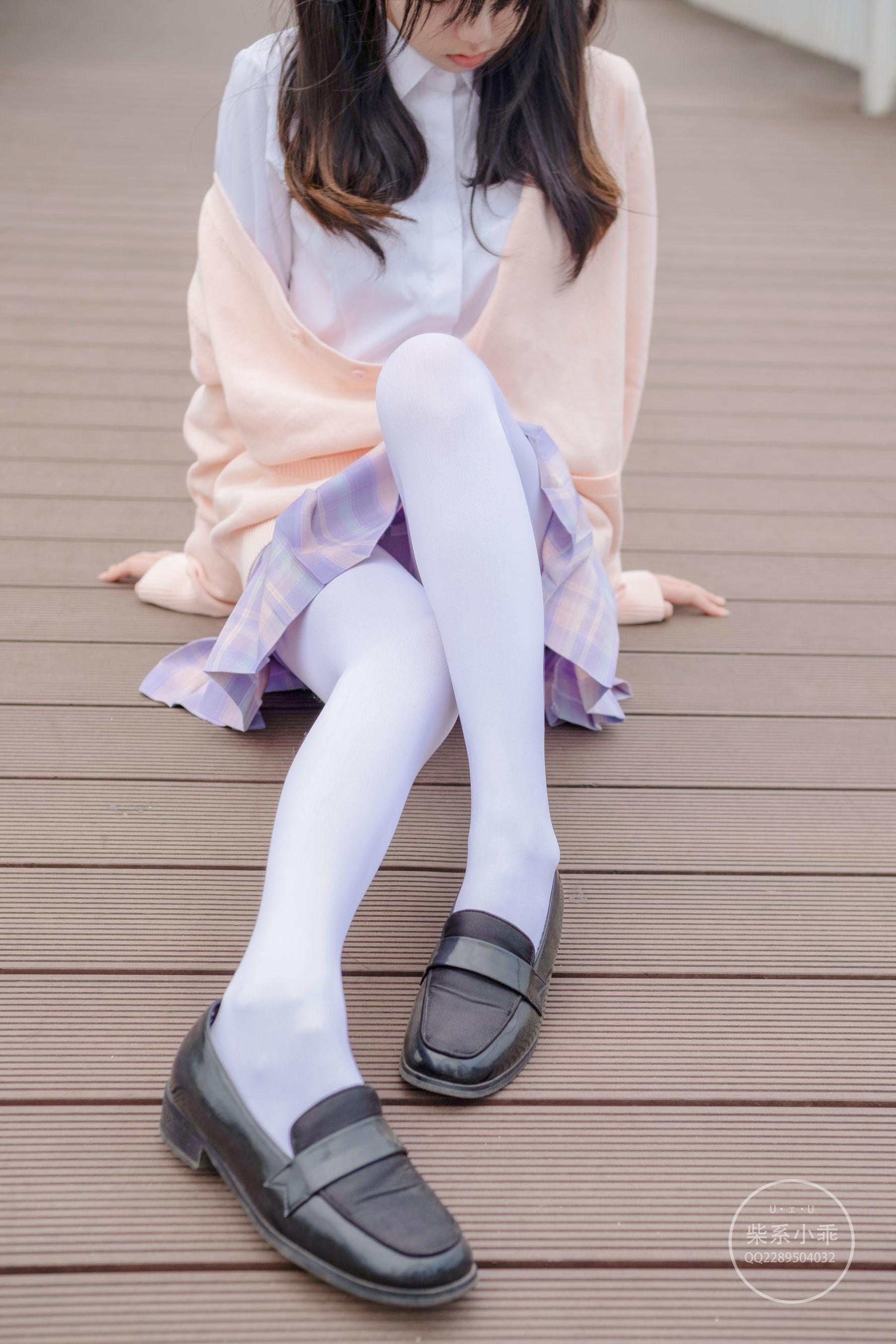 JK Cosplay：柴系小乖(稚乖画册) - 颓废