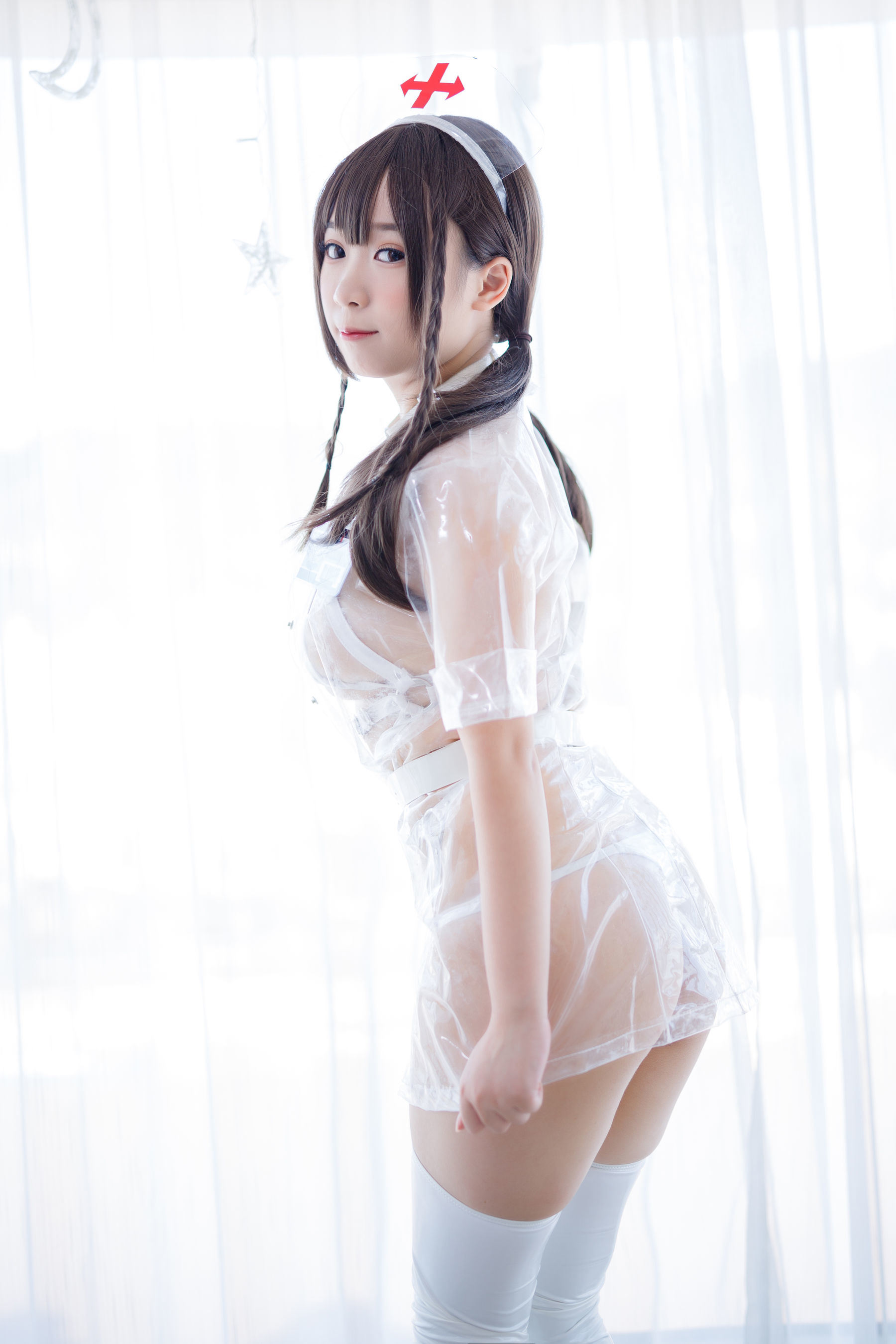 คอสเพลย์ ฟู๋ลี่] ฮูเทาแมวKurumineko - พยาบาลโปร่งแสง