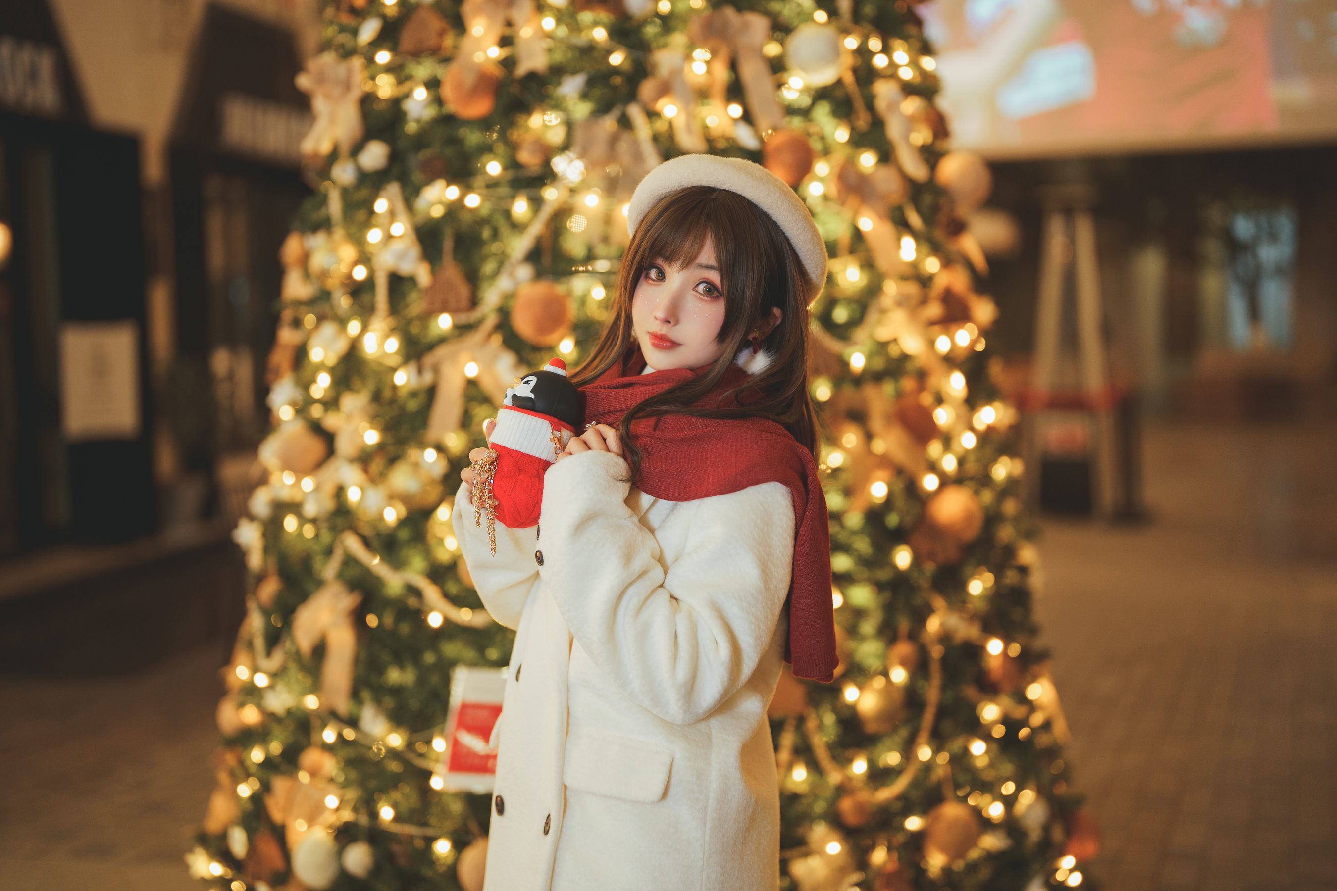 Rioko凉凉子《圣诞麋鹿套装》Cosplay写真
