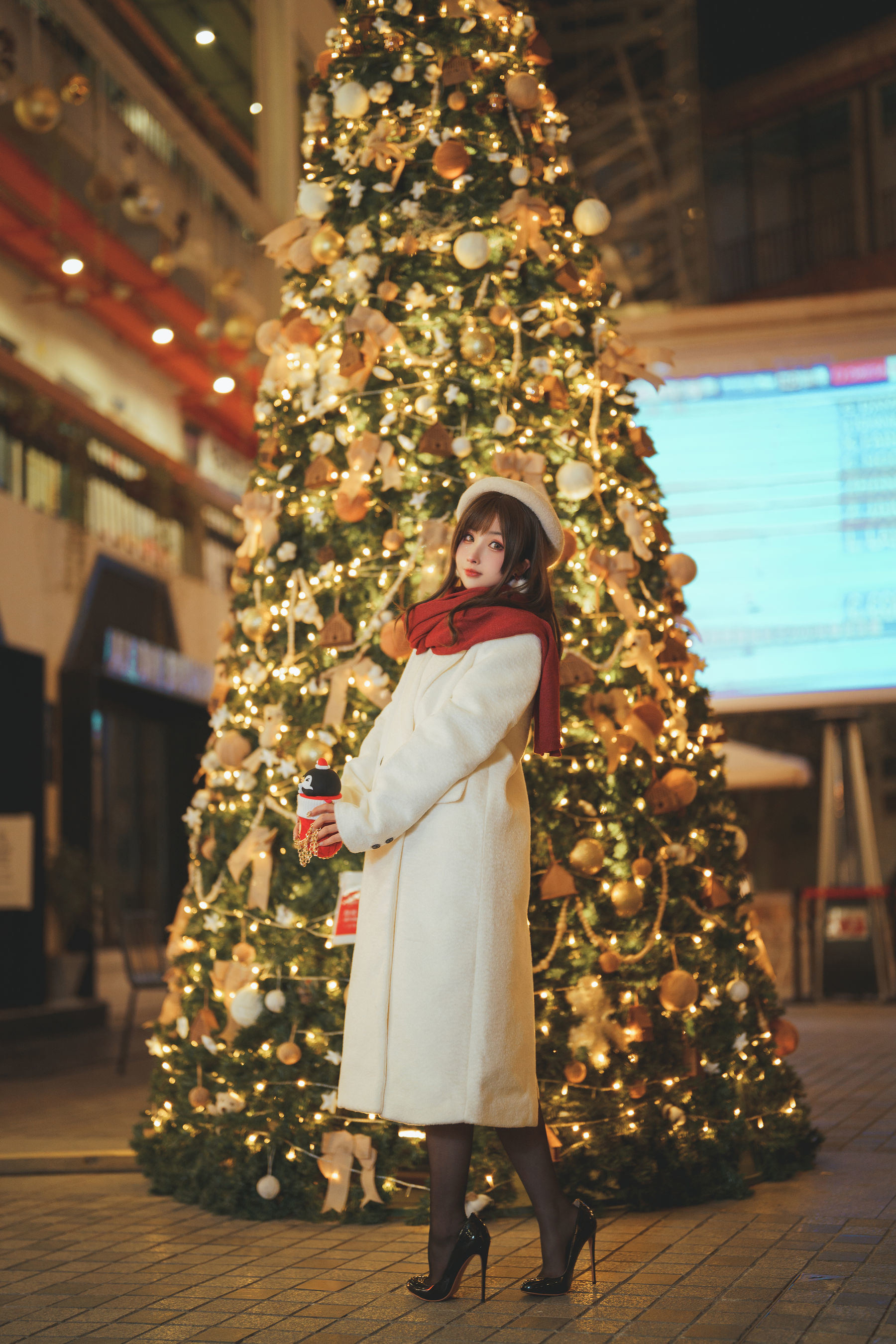 Rioko凉凉子《圣诞麋鹿套装》Cosplay写真