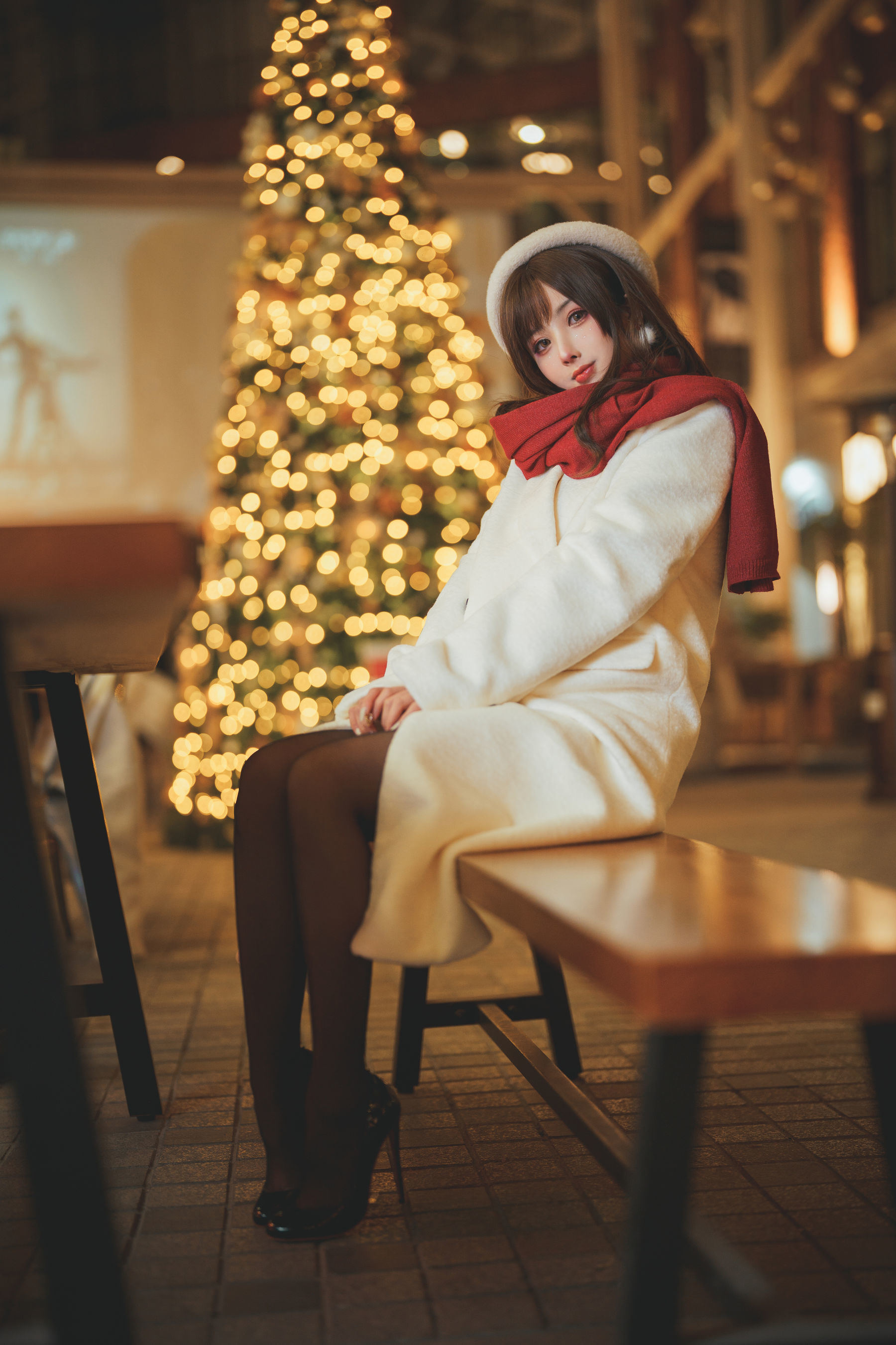 Rioko凉凉子《圣诞麋鹿套装》Cosplay写真