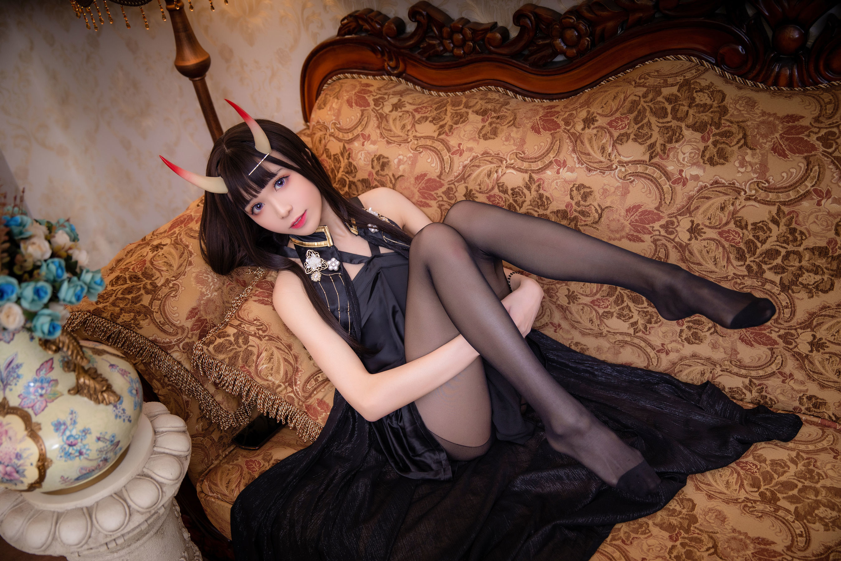 [网红COS] Tomoyo酱 - 碧蓝 能代礼服