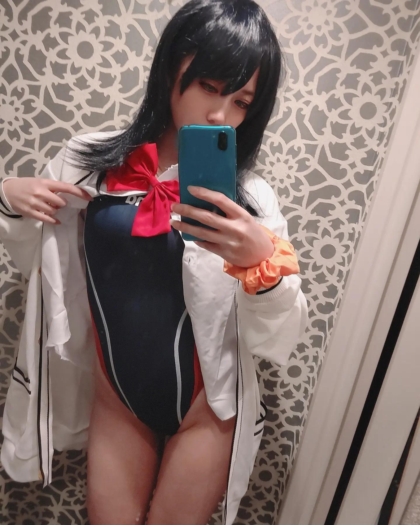 Shuran Nyama] I made JC wear a racing swimsuit and tied her up, then secretly took photos, and she got aroused and forcibly assaulted me, but Ww