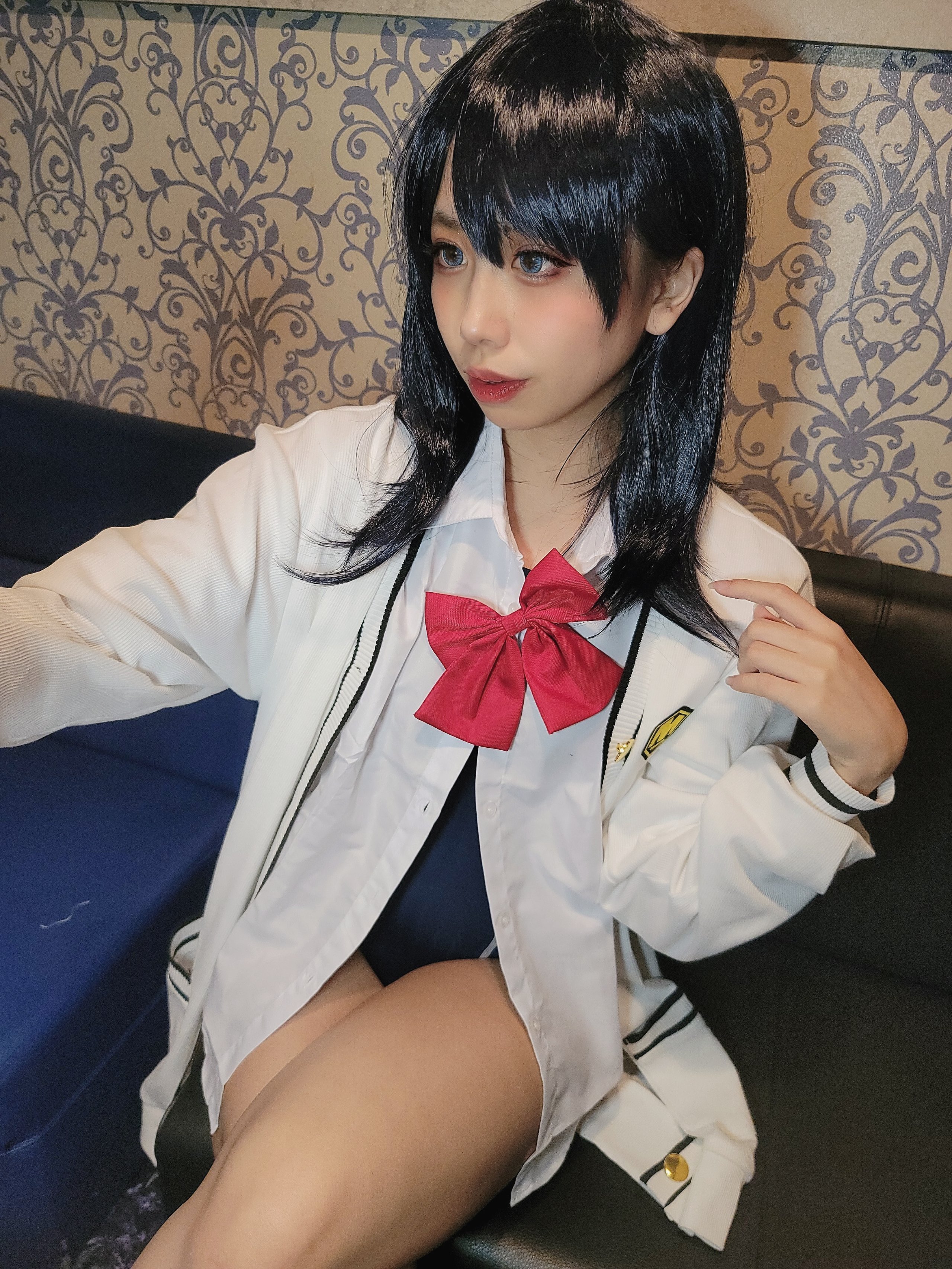 Shuran Nyama] I made JC wear a racing swimsuit and tied her up, then secretly took photos, and she got aroused and forcibly assaulted me, but Ww