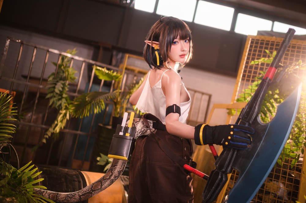 阿包也是兔娘 06月舰长 明日方舟 森蚺