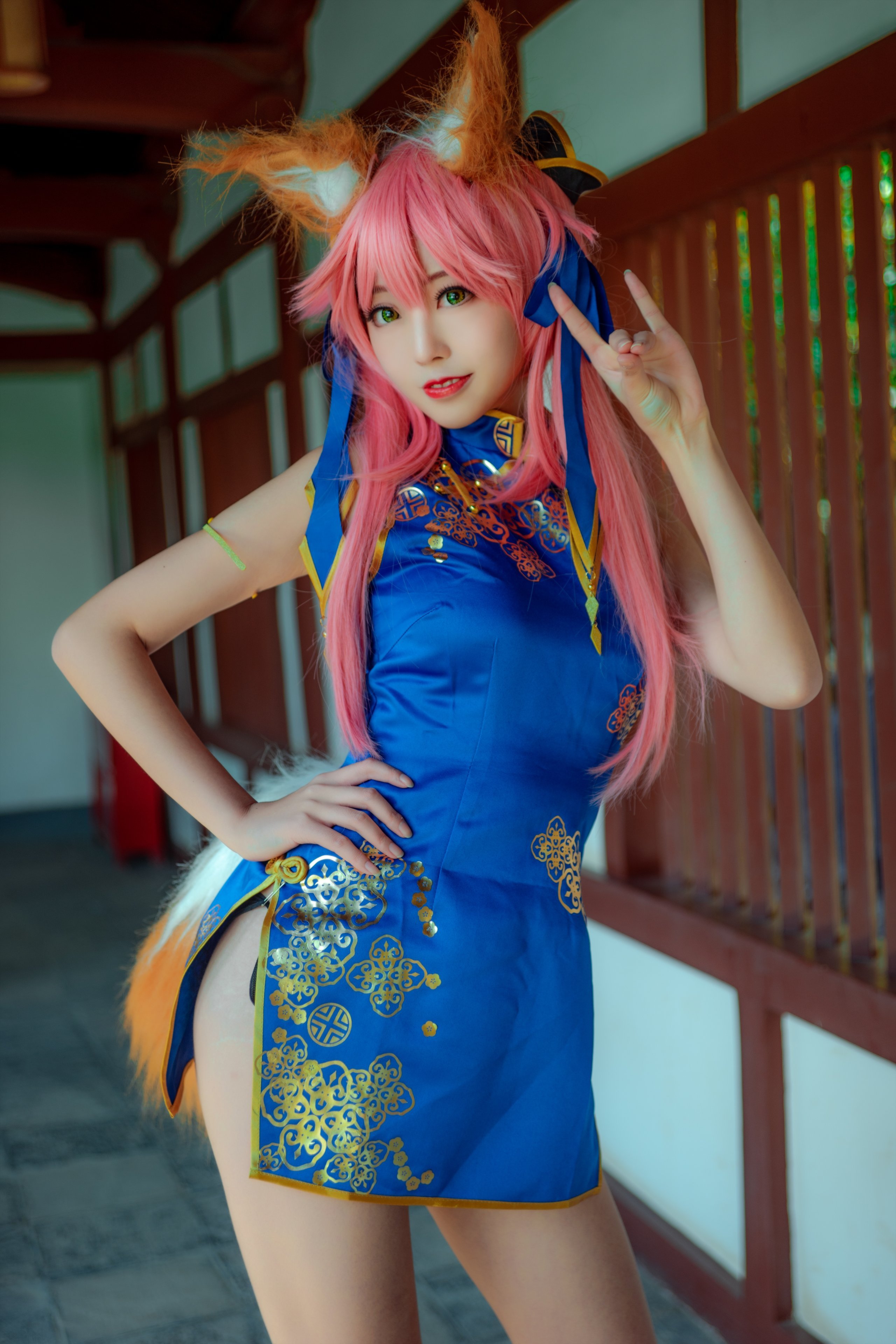 樱勺-玉藻前旗袍