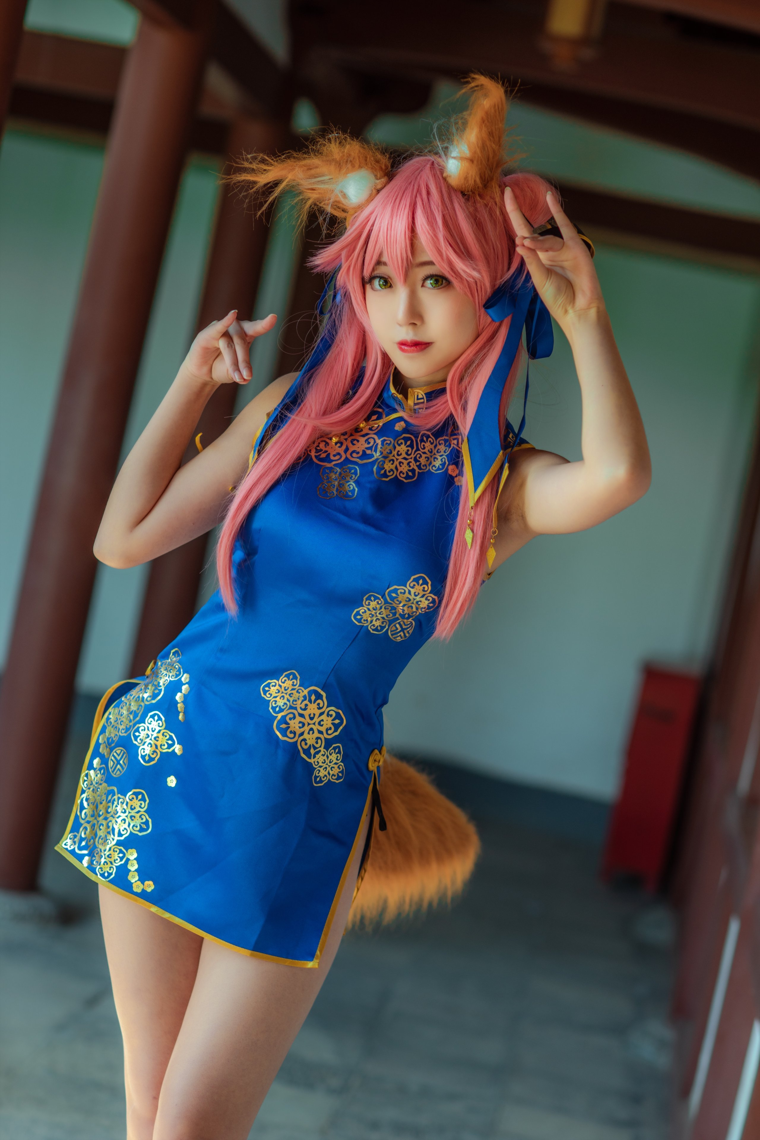 樱勺-玉藻前旗袍