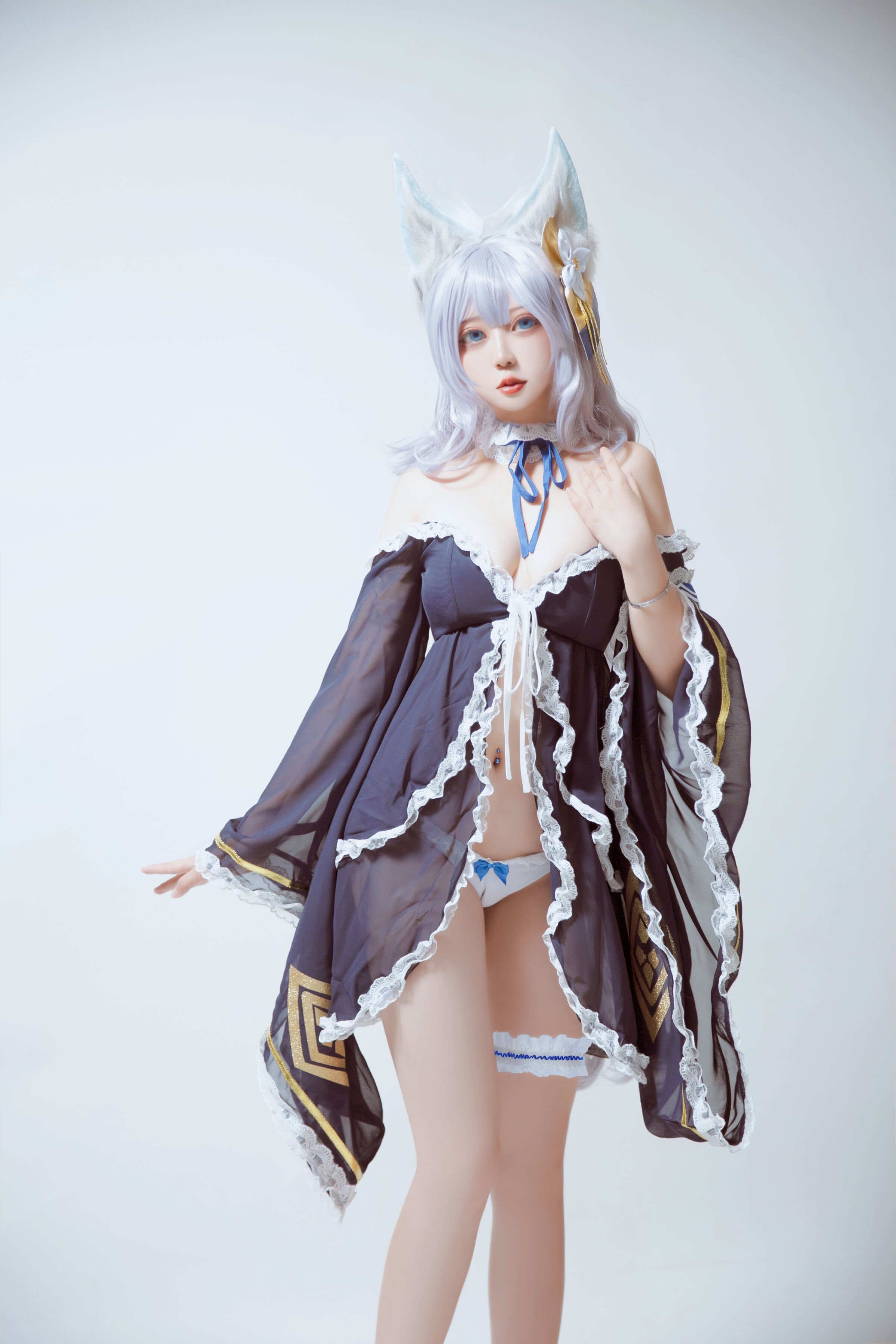 Ruby Zạn Jiang Mỹ Mỹ - Azur Lane Shinano họa sĩ đồng nhân áo ngủ [28P