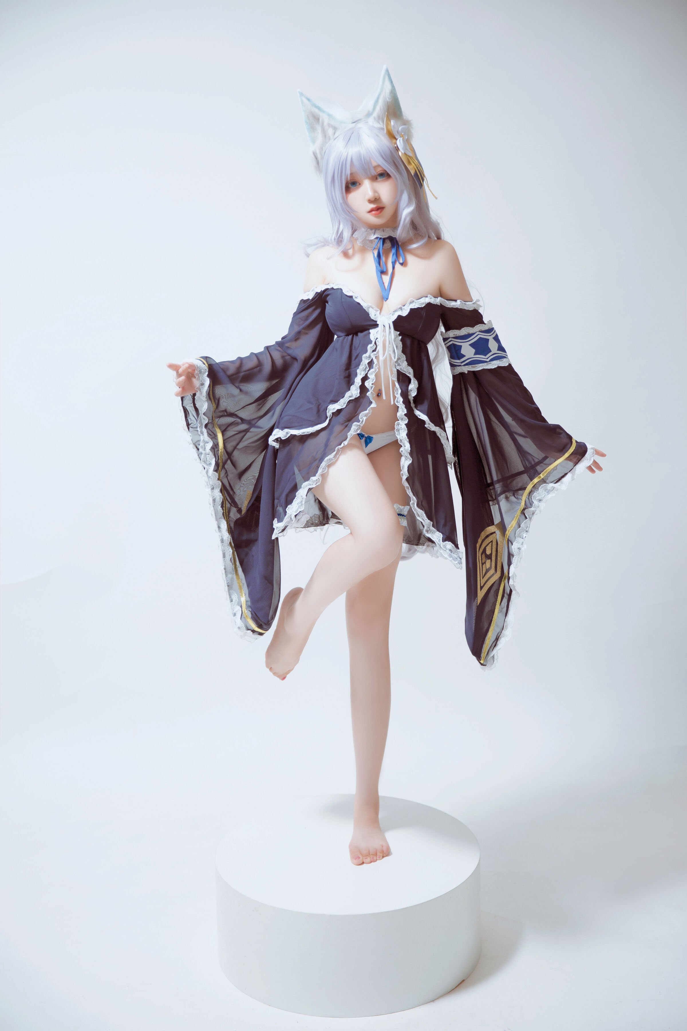 Ruby Zạn Jiang Mỹ Mỹ - Azur Lane Shinano họa sĩ đồng nhân áo ngủ [28P