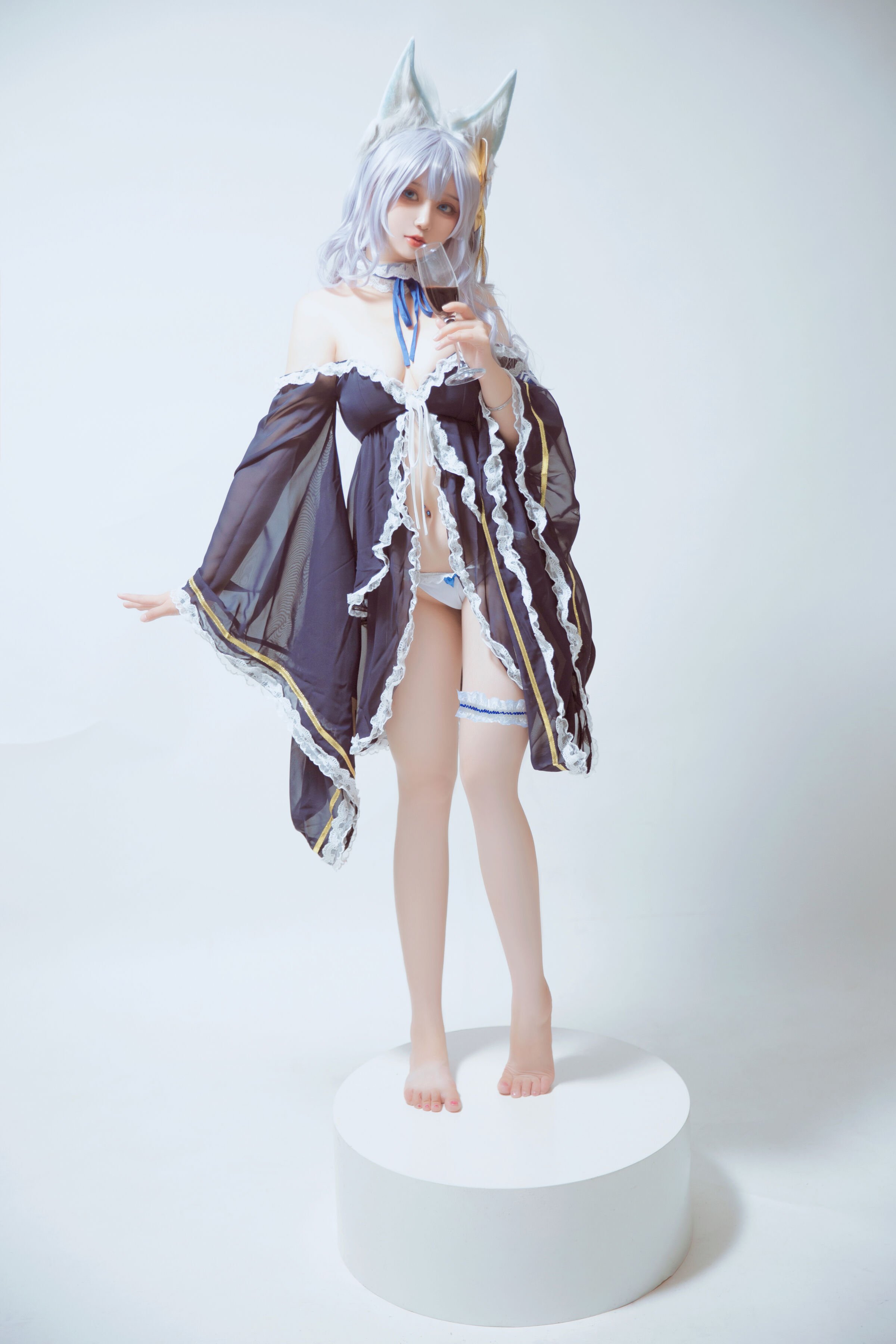 Ruby Zạn Jiang Mỹ Mỹ - Azur Lane Shinano họa sĩ đồng nhân áo ngủ [28P