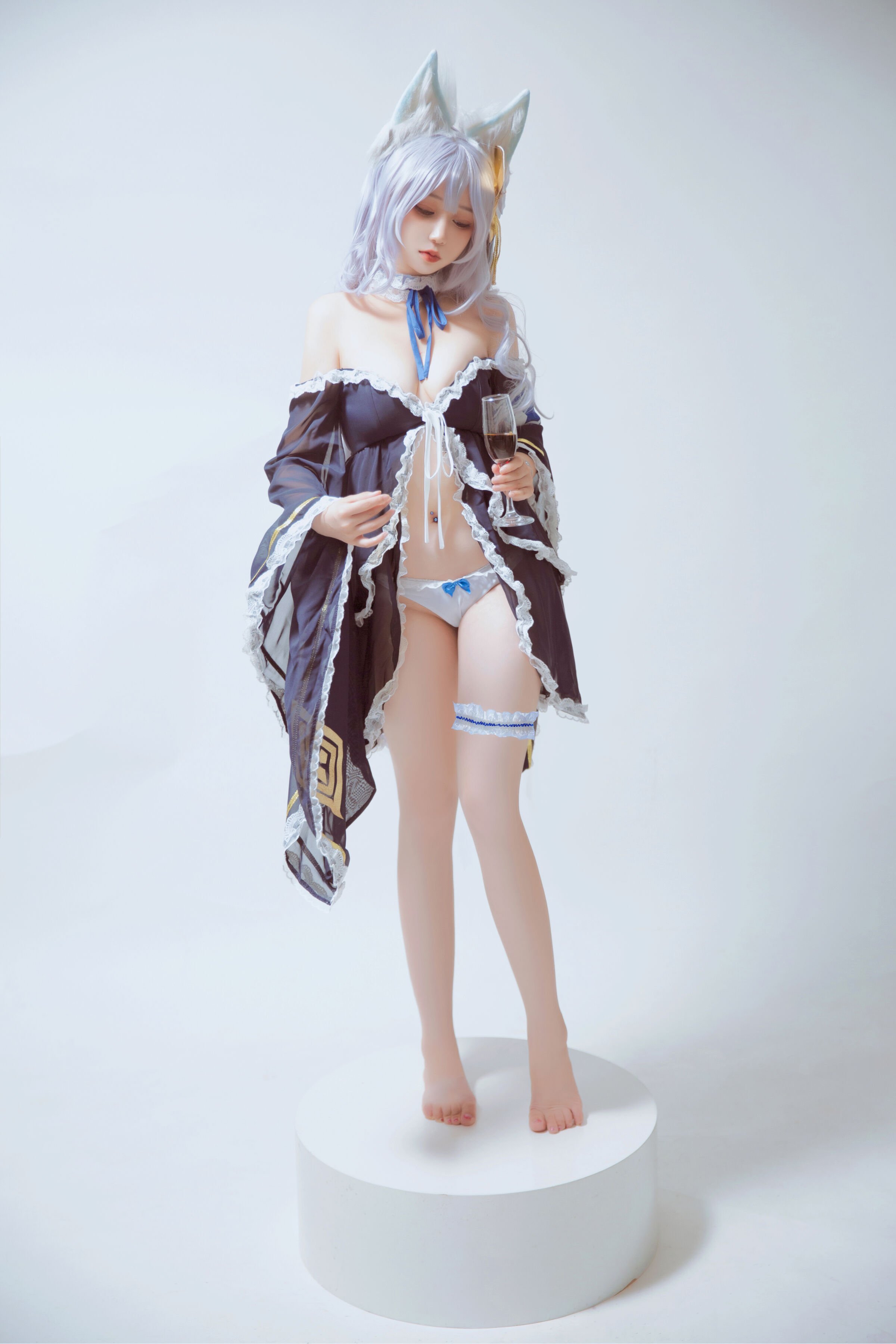 Ruby Zạn Jiang Mỹ Mỹ - Azur Lane Shinano họa sĩ đồng nhân áo ngủ [28P