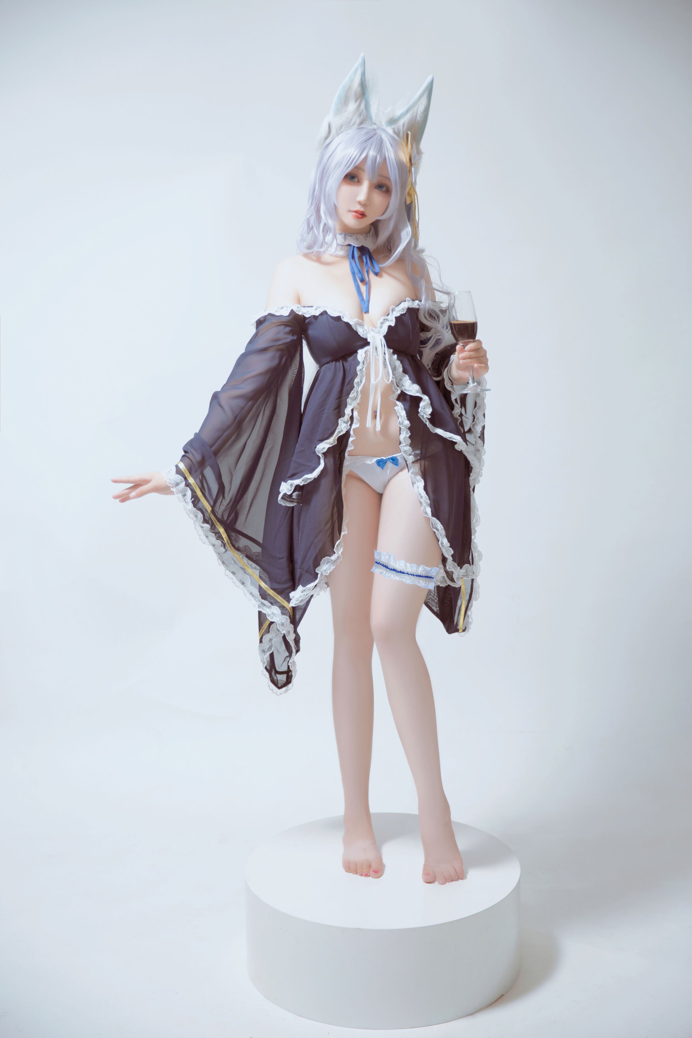 Ruby Zạn Jiang Mỹ Mỹ - Azur Lane Shinano họa sĩ đồng nhân áo ngủ [28P