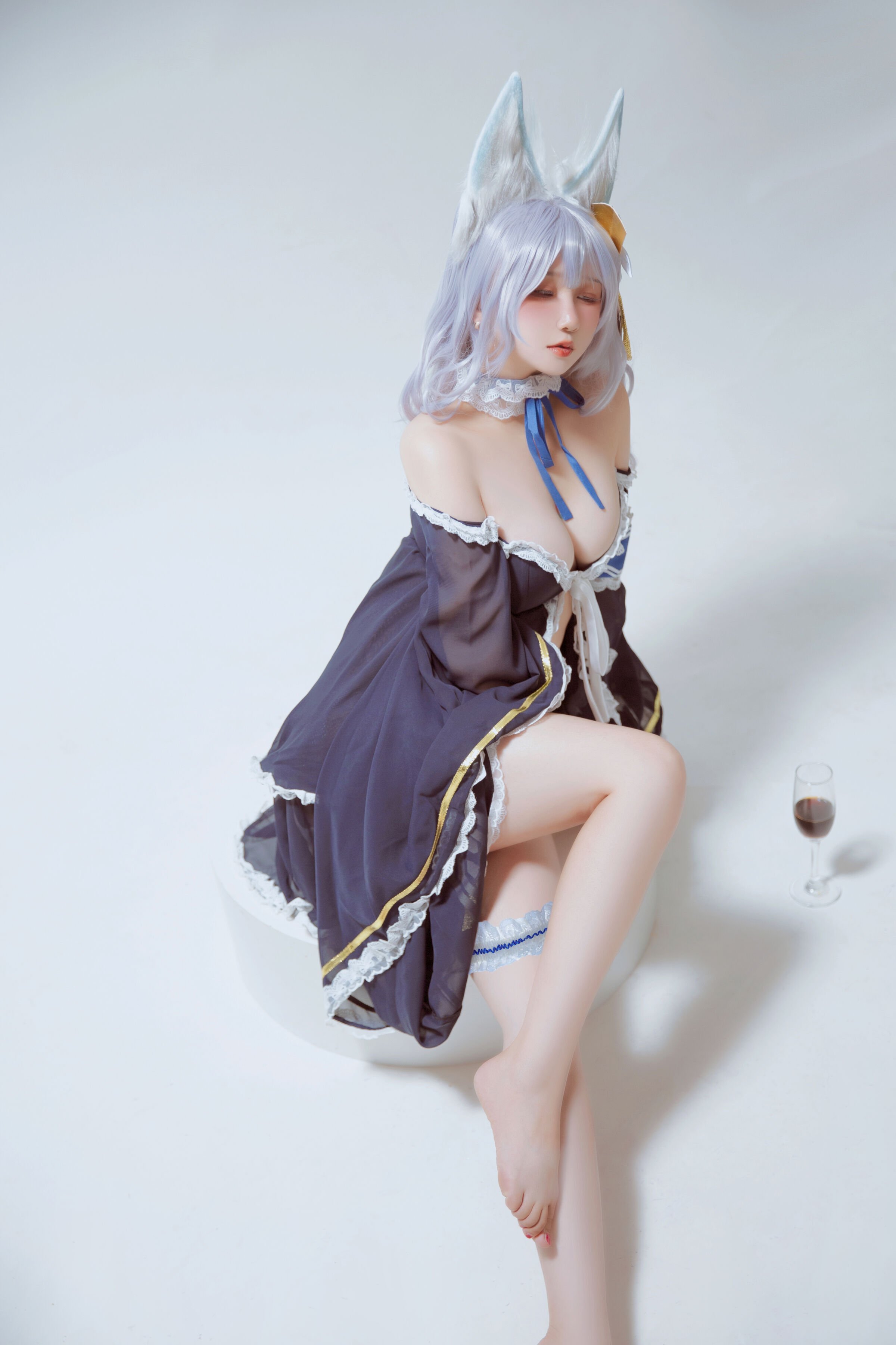 Ruby Zạn Jiang Mỹ Mỹ - Azur Lane Shinano họa sĩ đồng nhân áo ngủ [28P