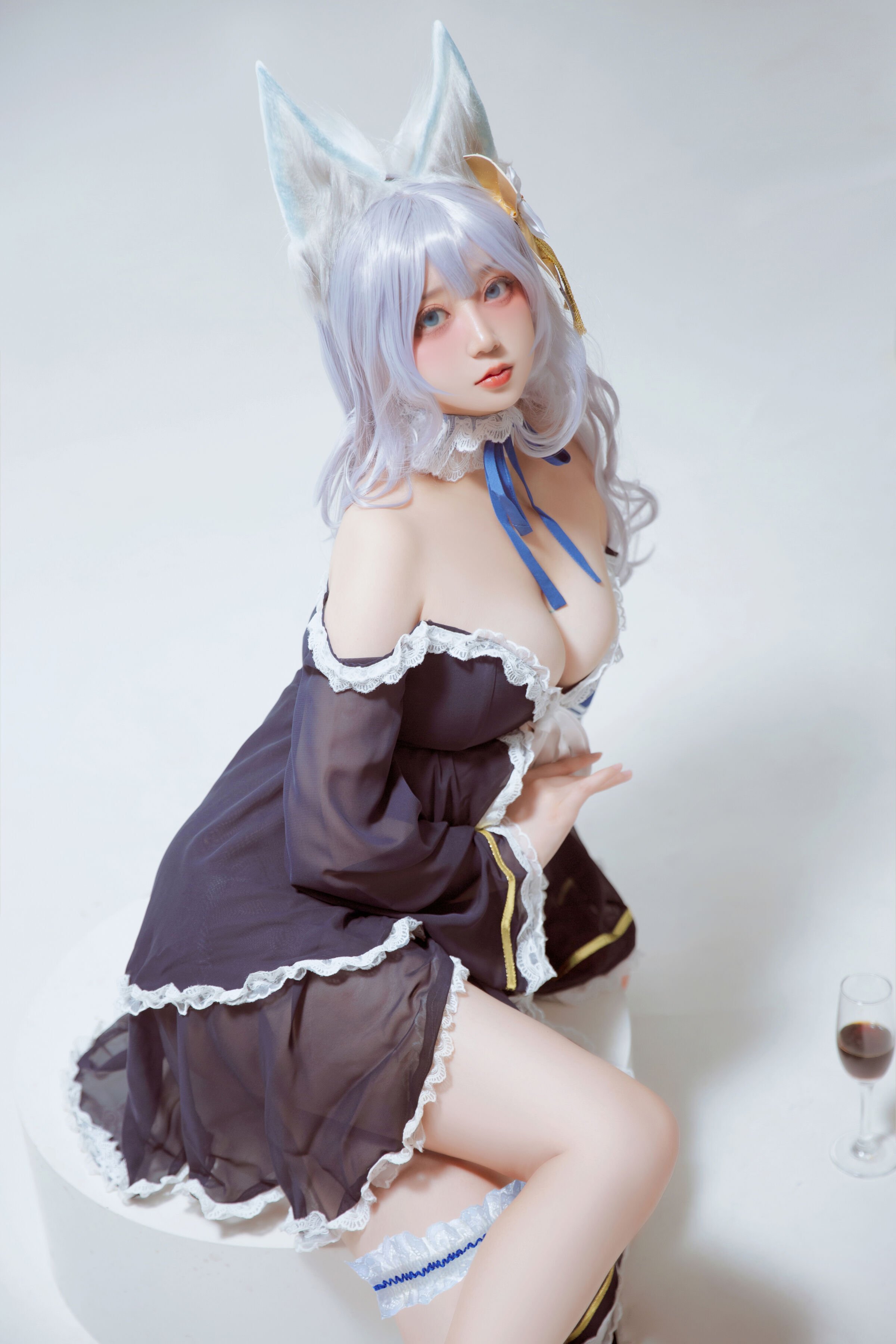 Ruby Zạn Jiang Mỹ Mỹ - Azur Lane Shinano họa sĩ đồng nhân áo ngủ [28P