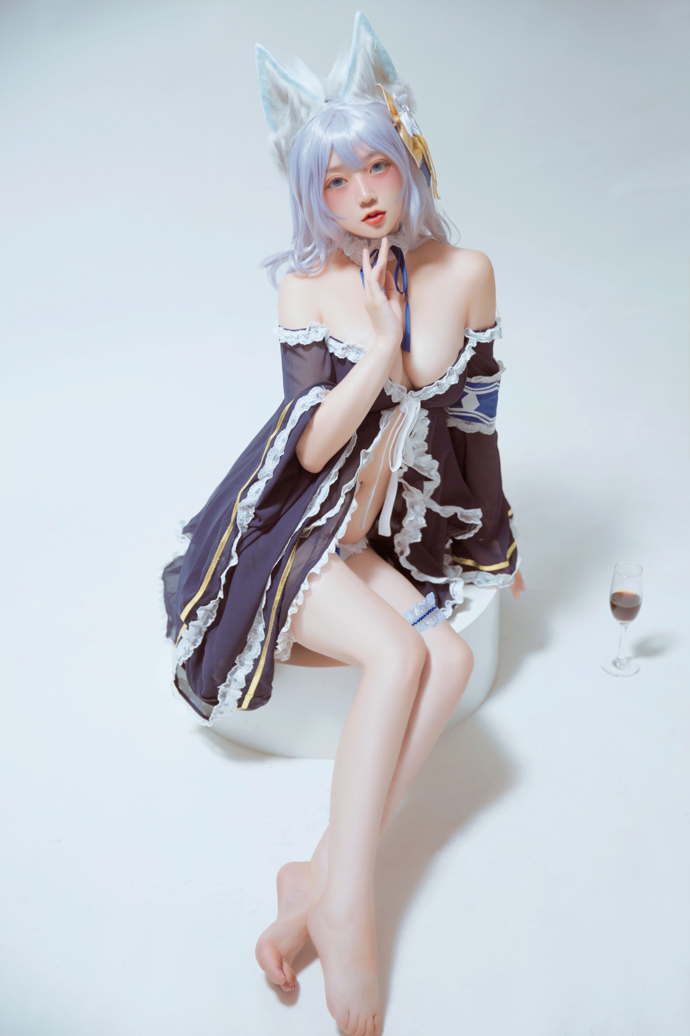 Ruby Zạn Jiang Mỹ Mỹ - Azur Lane Shinano họa sĩ đồng nhân áo ngủ [28P