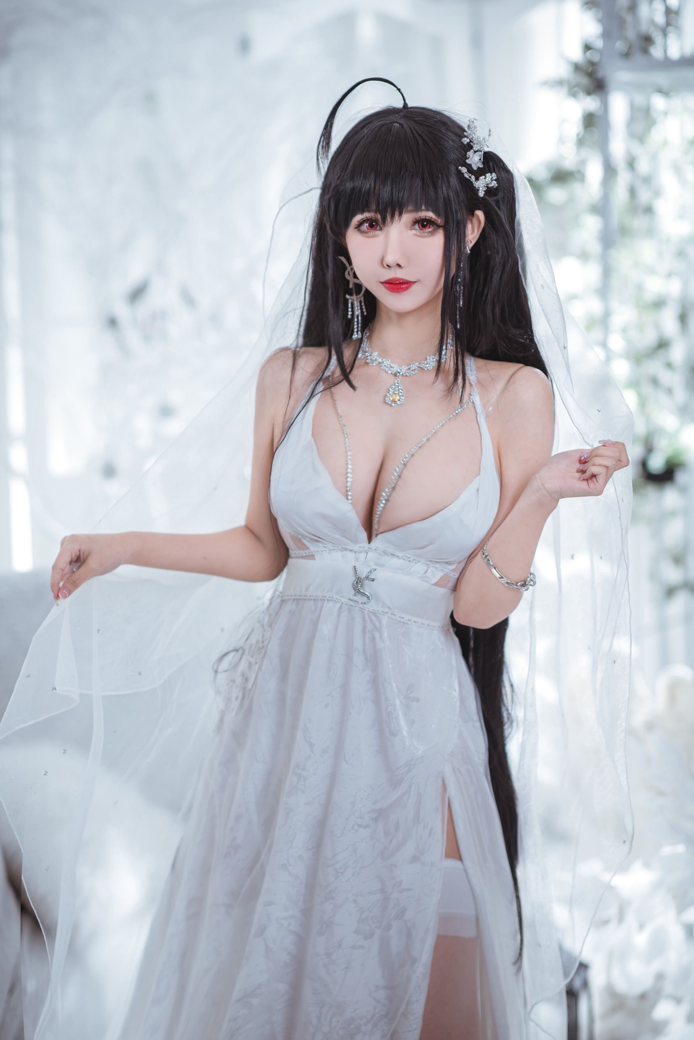 仙女月 - 大凤纯白婚纱 [30P]
