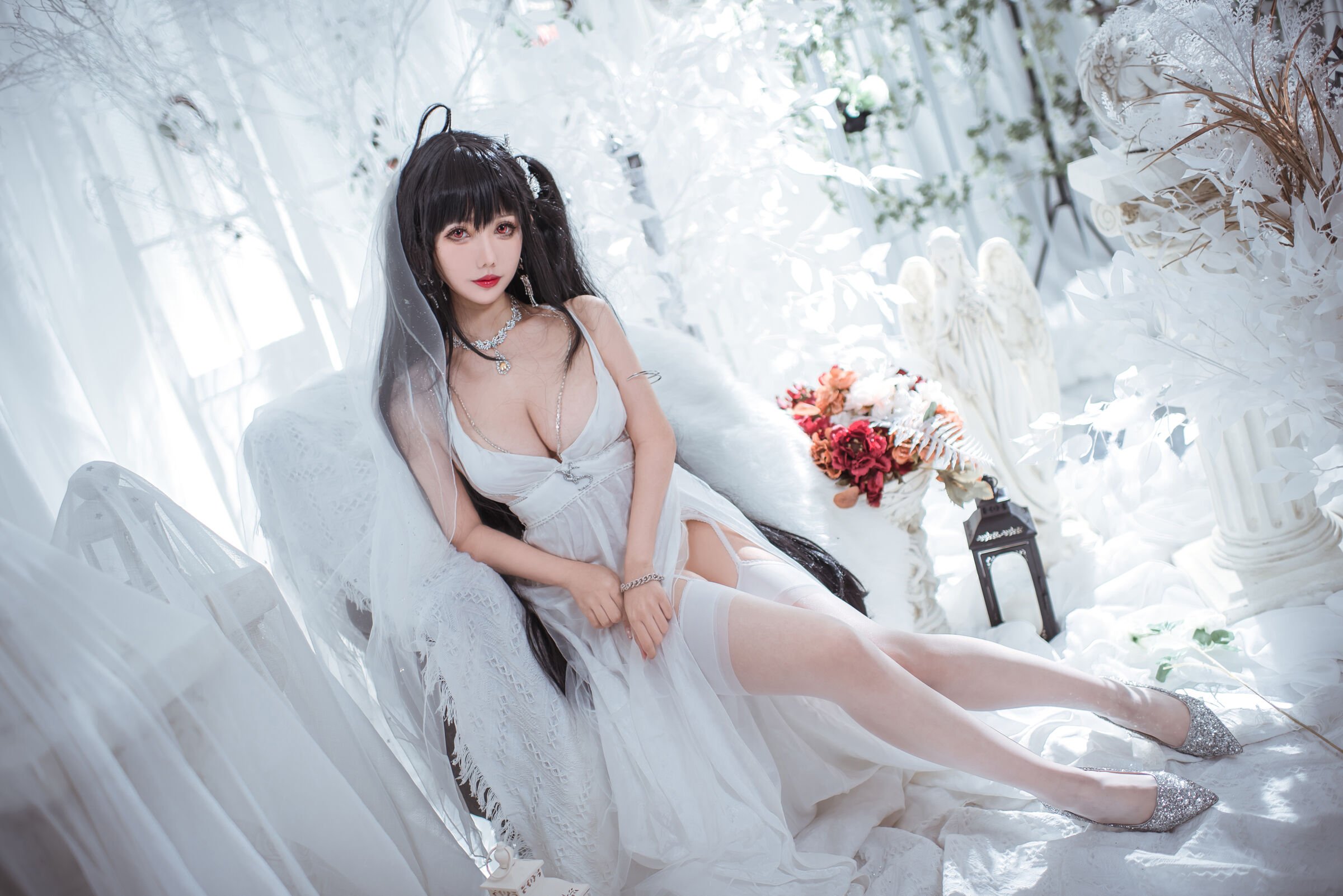 仙女月 - 大凤纯白婚纱 [30P]