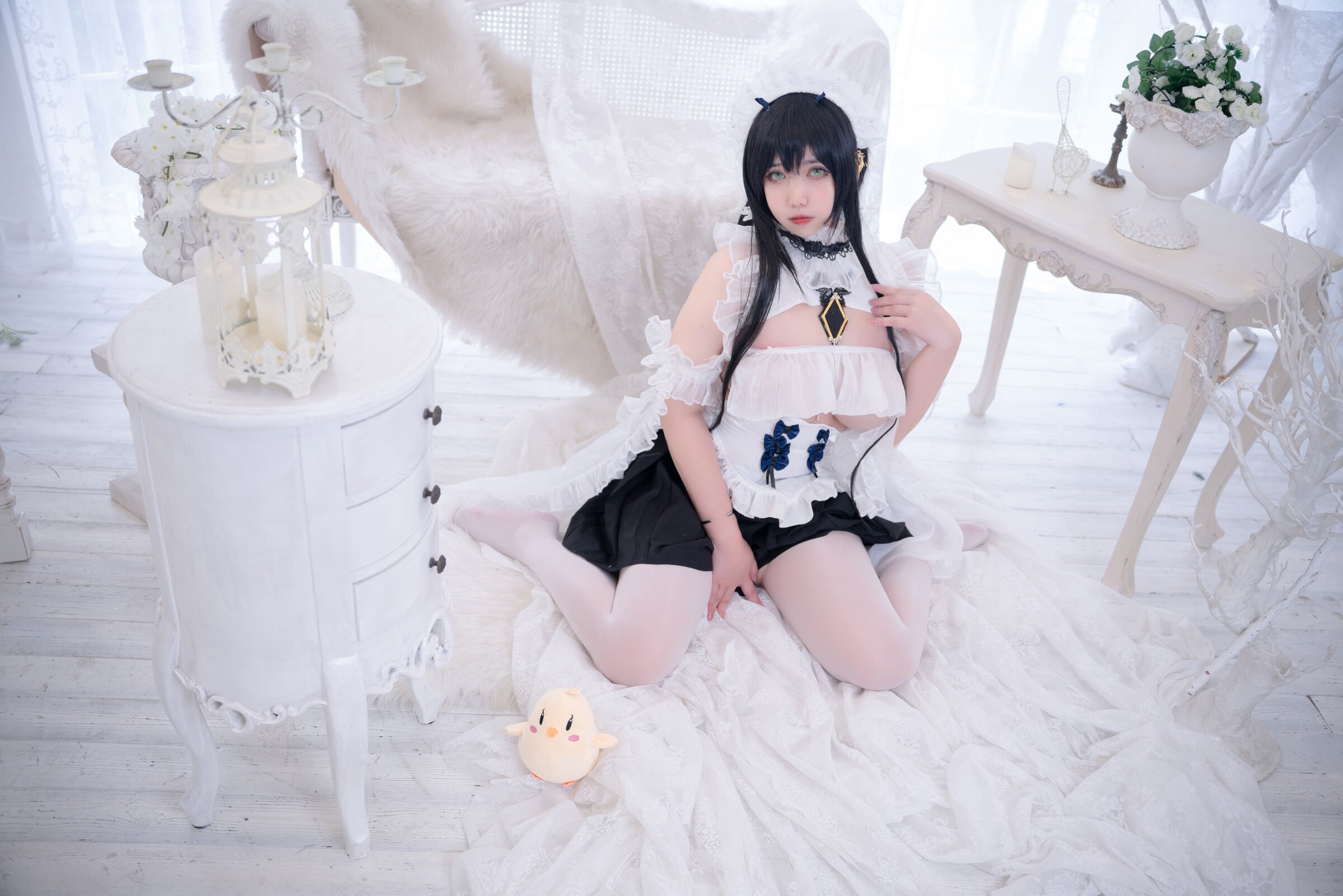 Meroko_Mị Đồng - Azur Lane: Nữ hầu Indomitable không có động lực cô chị lớn [53P