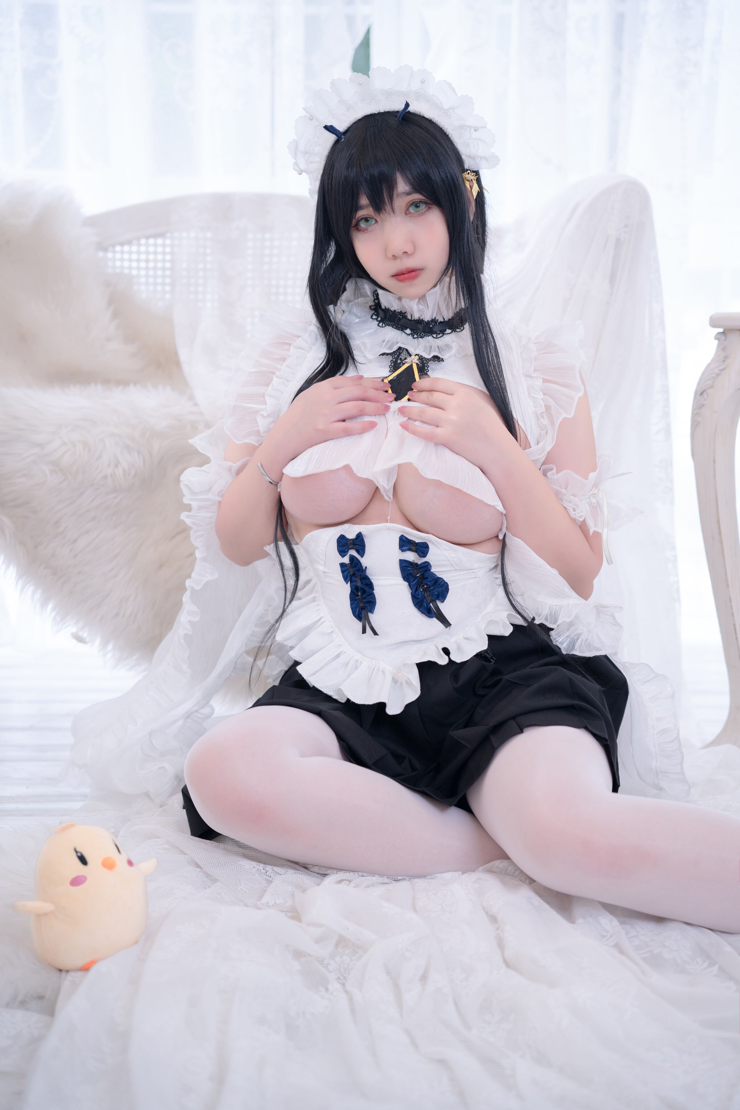 Meroko_Mị Đồng - Azur Lane: Nữ hầu Indomitable không có động lực cô chị lớn [53P
