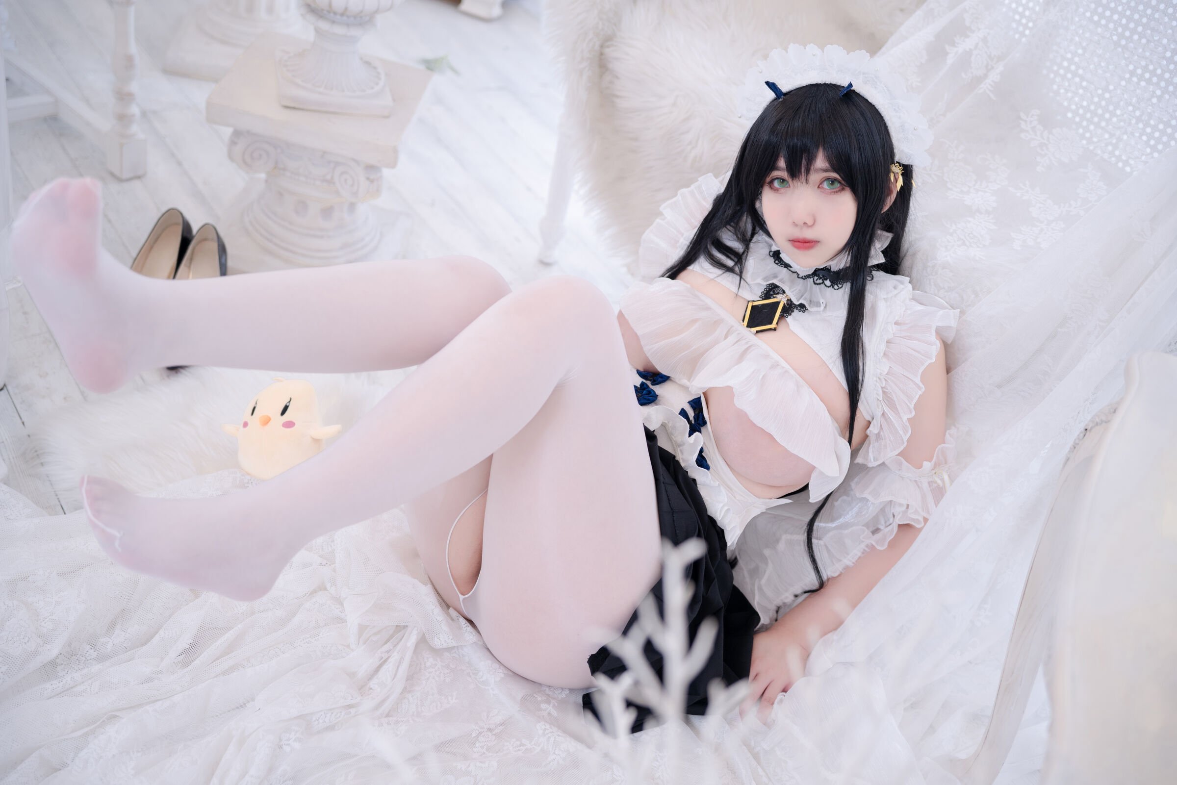 Meroko_Mị Đồng - Azur Lane: Nữ hầu Indomitable không có động lực cô chị lớn [53P