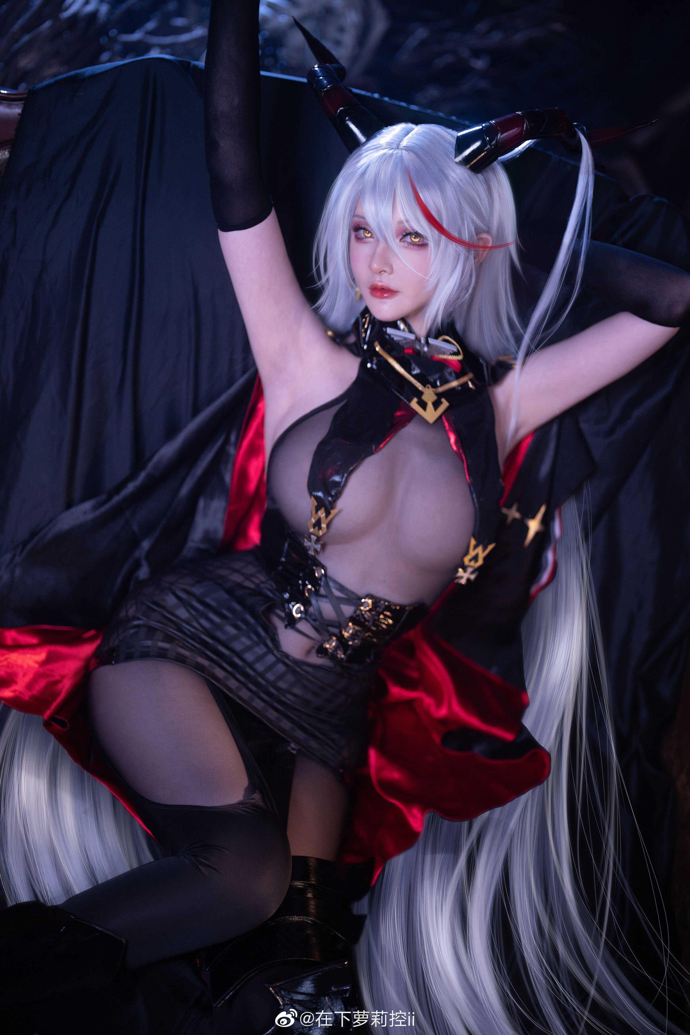 Zai Xia  belle con ii] Aegir + Prinz Eugen + Louis IX + Atago (Azur Lane)