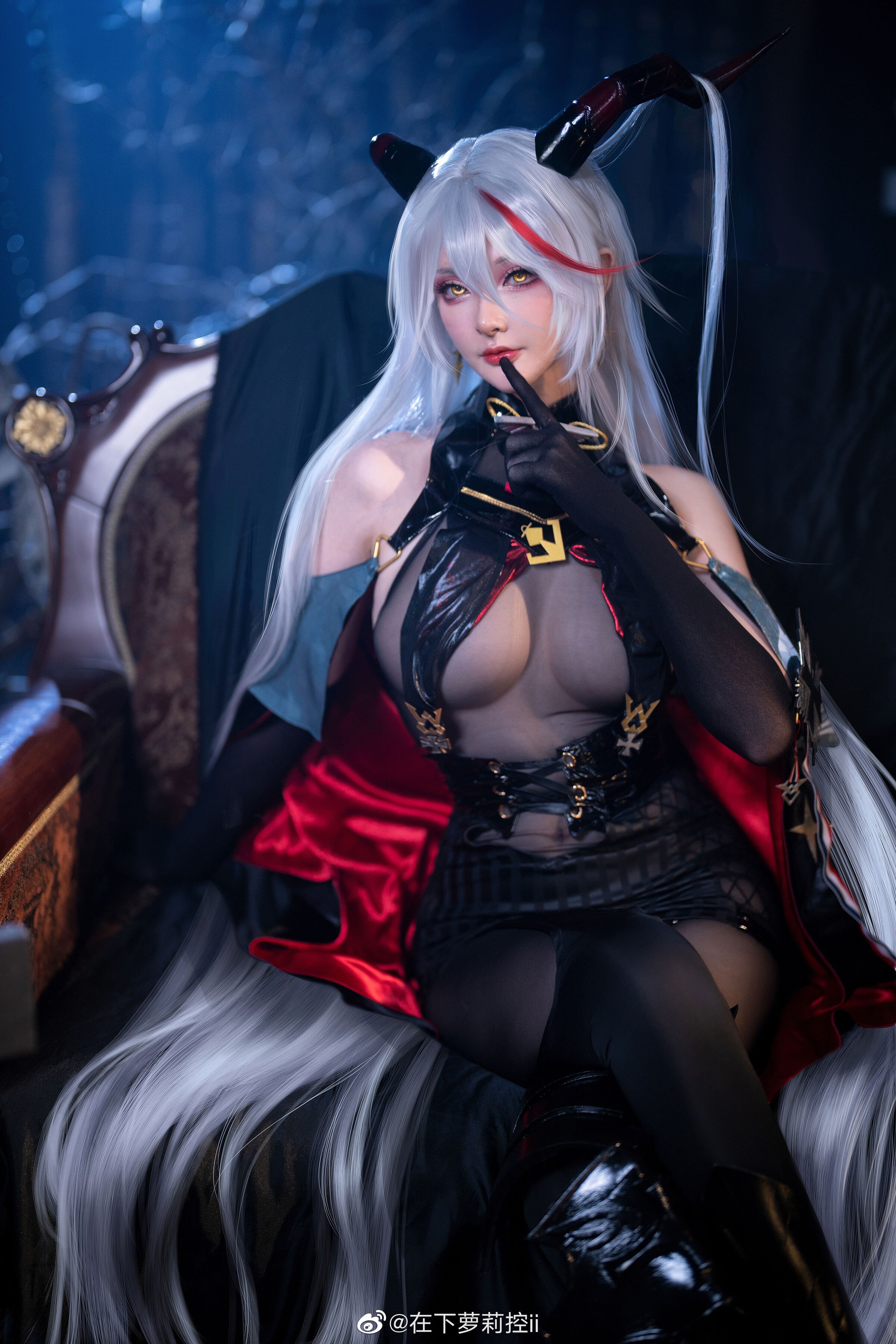 Zai Xia  belle con ii] Aegir + Prinz Eugen + Louis IX + Atago (Azur Lane)