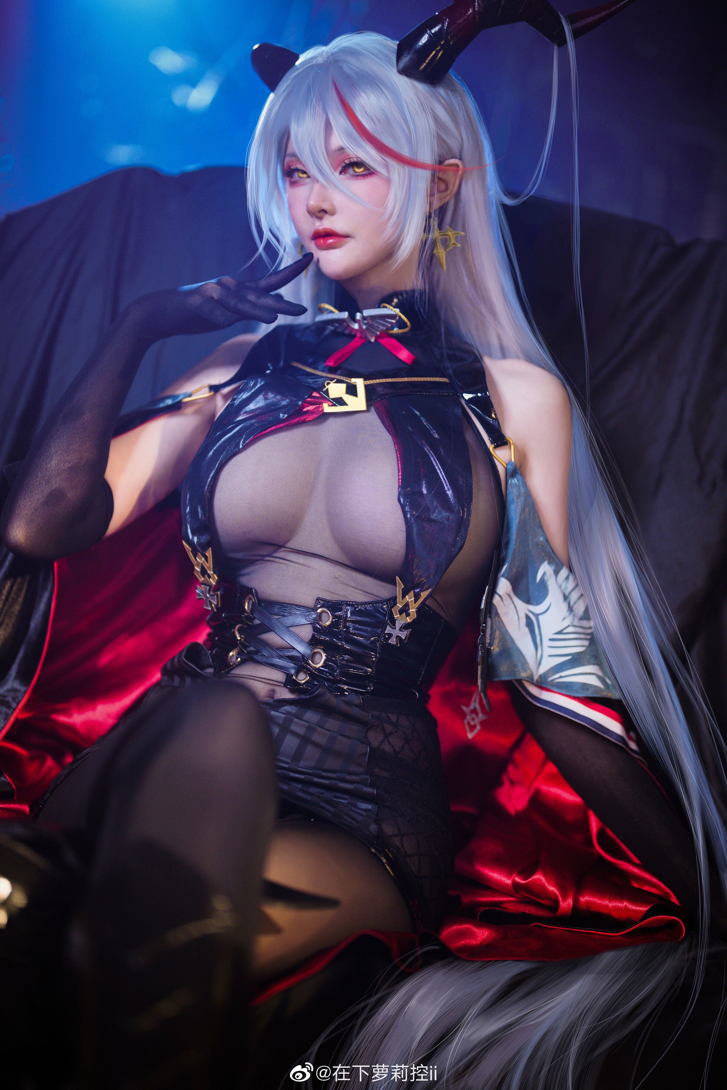 Zai Xia  belle con ii] Aegir + Prinz Eugen + Louis IX + Atago (Azur Lane)