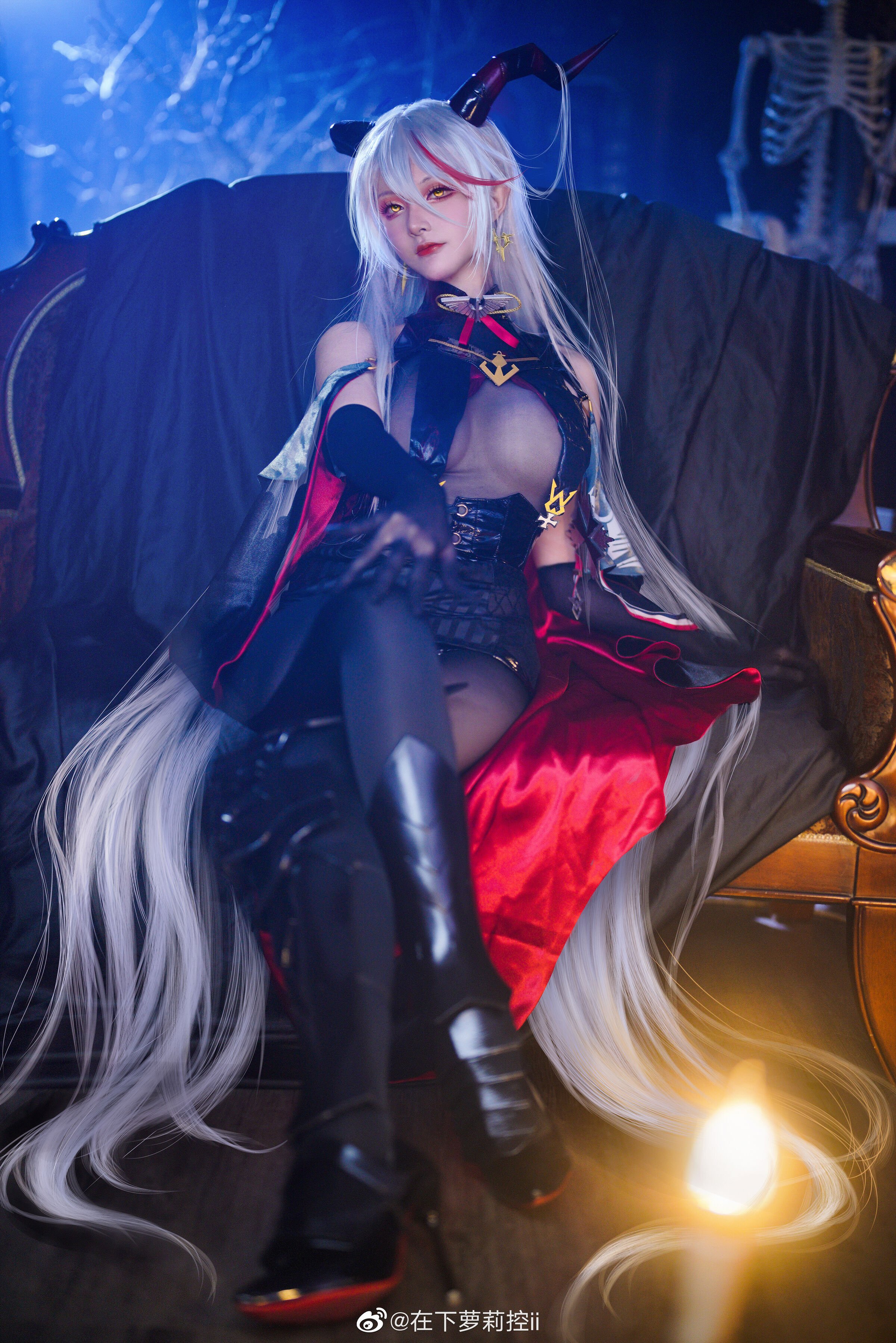 Zai Xia  belle con ii] Aegir + Prinz Eugen + Louis IX + Atago (Azur Lane)