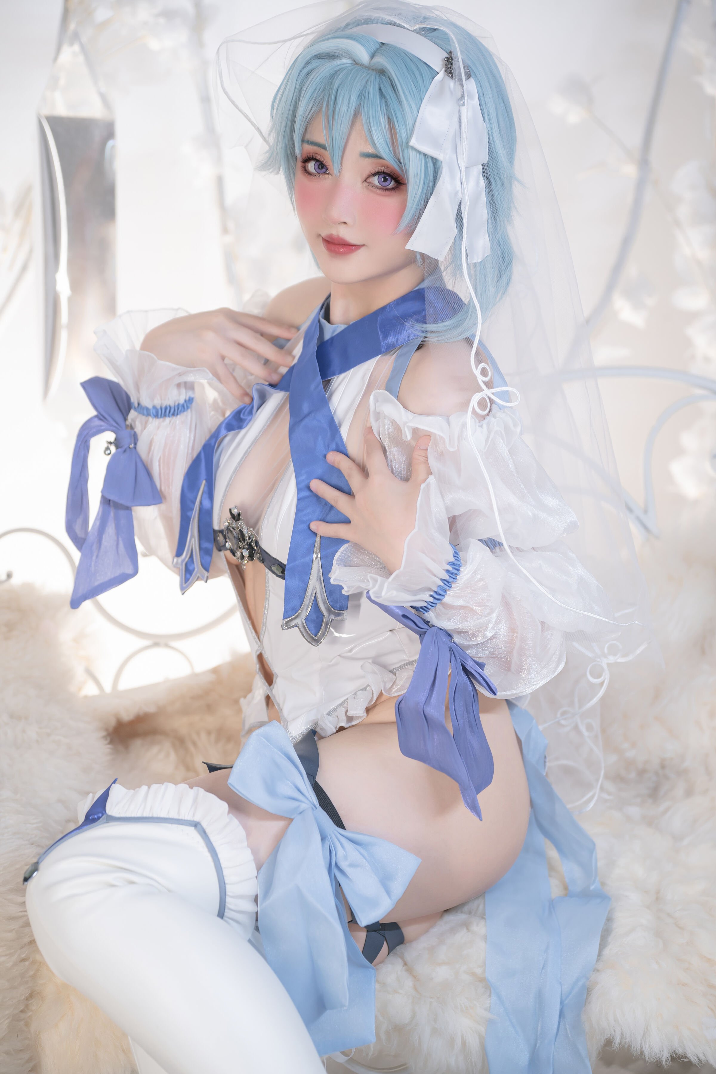爆机少女喵小吉&云烧 - 原神花嫁：优菈&甘雨