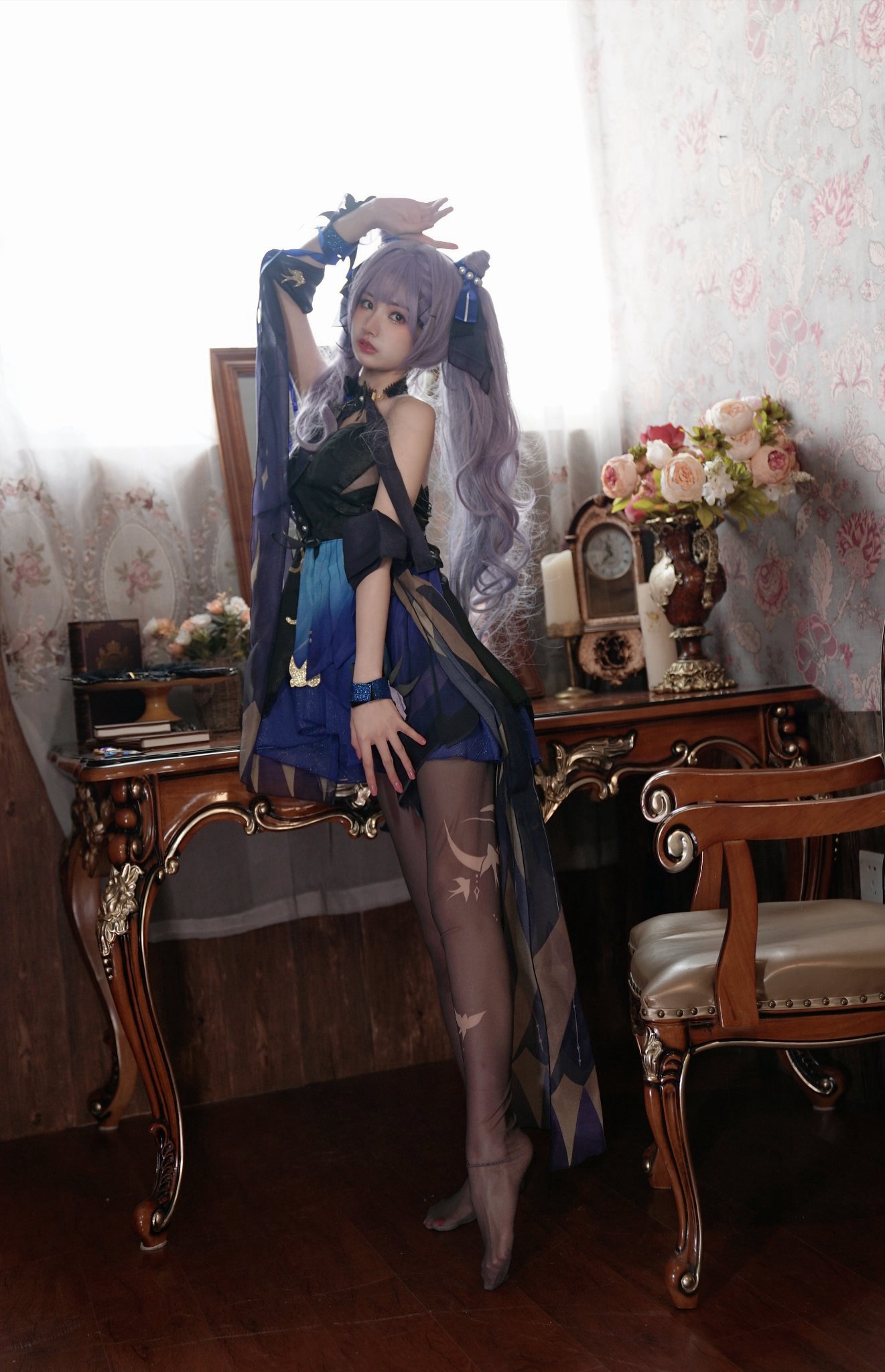 橙子喵酱刻晴 Cosplay | 私房角色写真