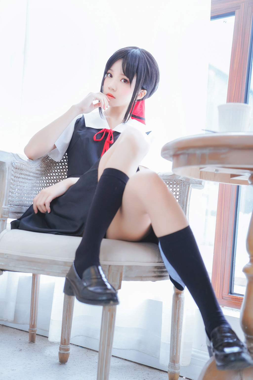 桜桃喵《四宫辉夜》 [萝莉COS] 写真集[10P]