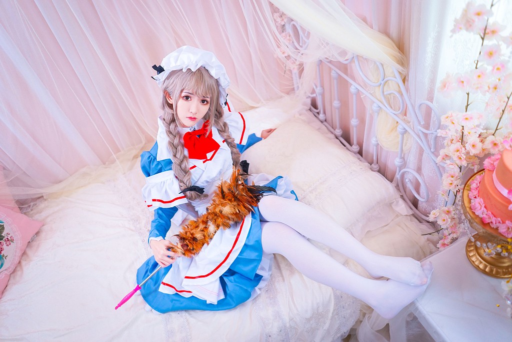 鳗鱼霏儿《女仆+兽耳+黑丝》 [Cosplay福利] 写真集[33P]