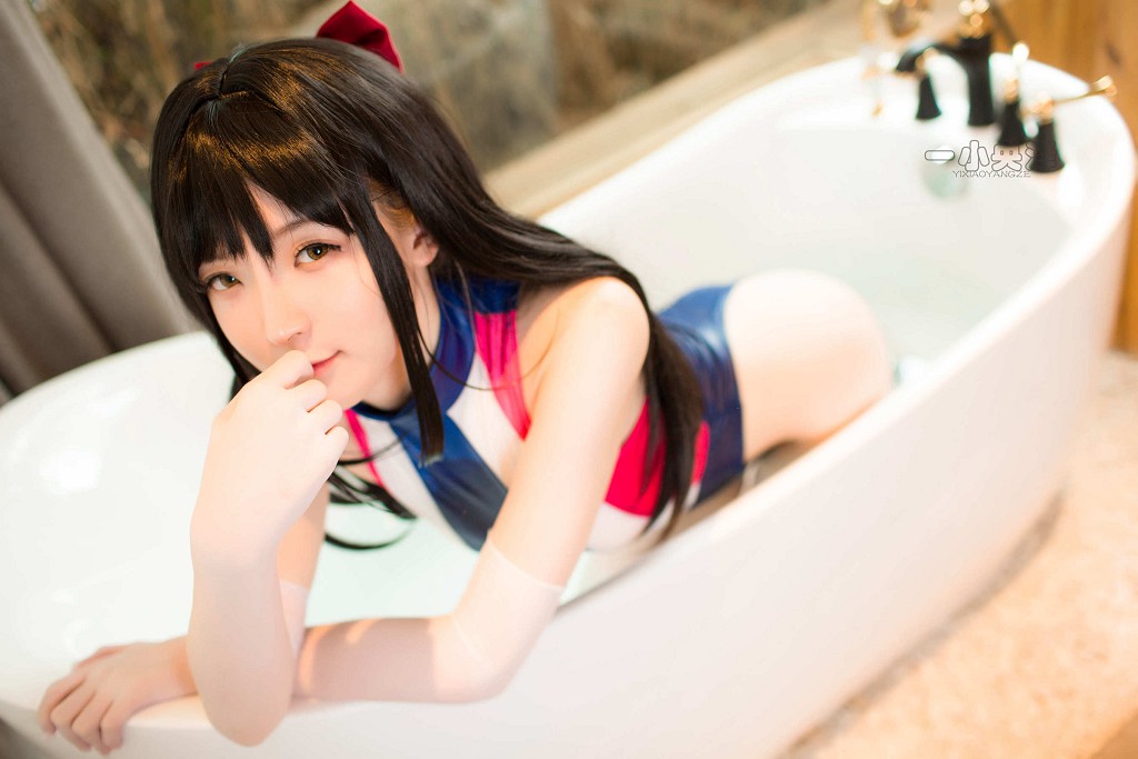 一小央泽《猫女泳衣》 [Cosplay美女] 写真集[33P]