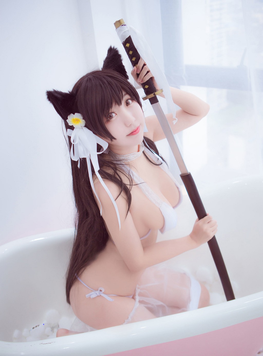 黑川《爱宕泳衣 JK百合》 [Cosplay美少女] 写真集[35P]