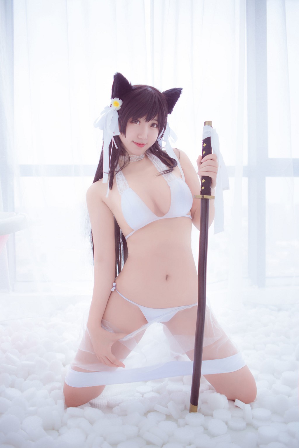 黑川《爱宕泳衣 JK百合》 [Cosplay美少女] 写真集[35P]